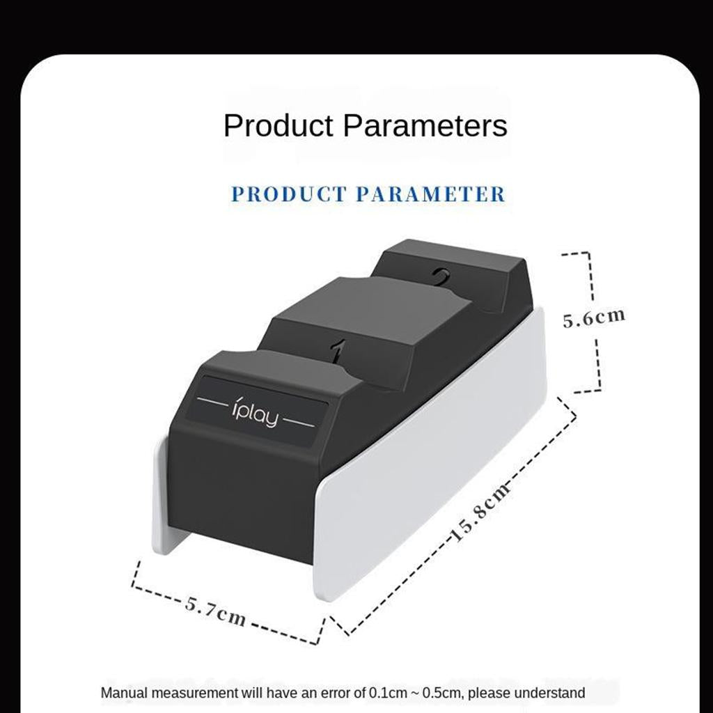2-in-1 High Quality Controller Charger Charging Dock Compatible for Sony PS5