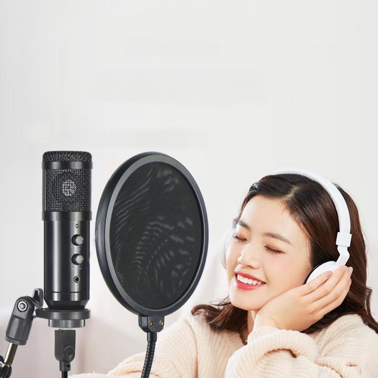 USB Condenser Microphone +Tripod Stand For Gaming Chating Recording Computer