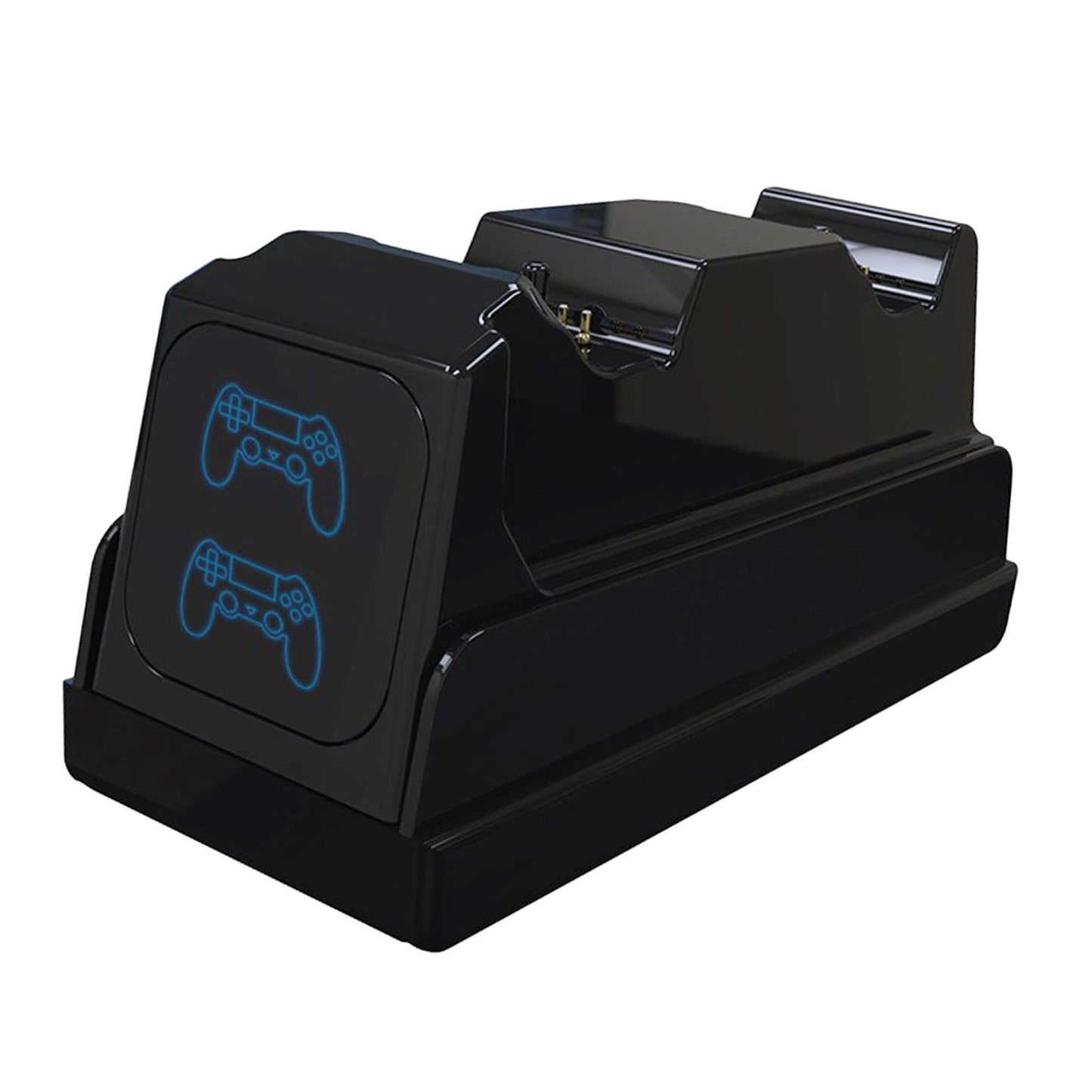 Dual USB Type C Controller Charger Station Fast Charing Dock for PS5 Black