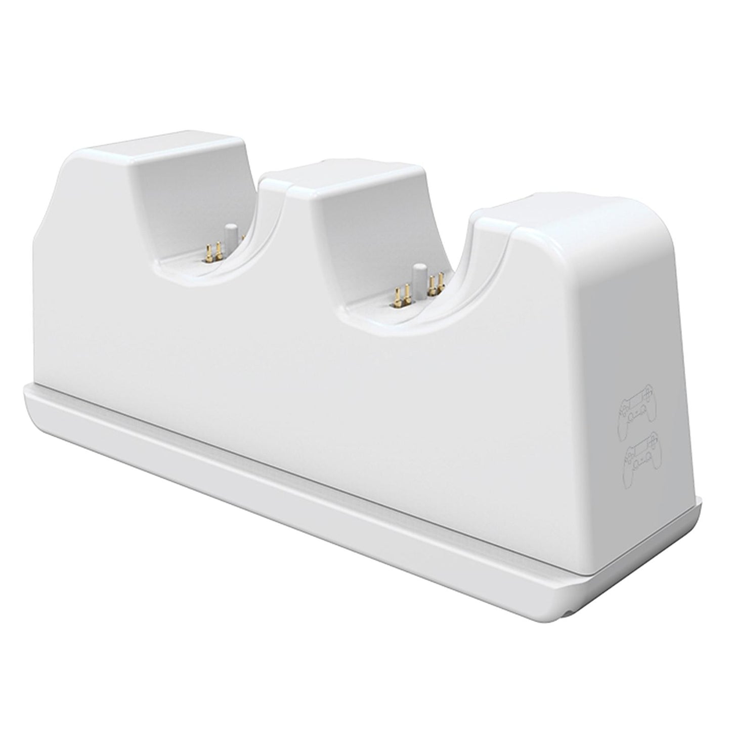 Dual USB Type C Controller Charger Station Fast Charing Dock for PS5 White