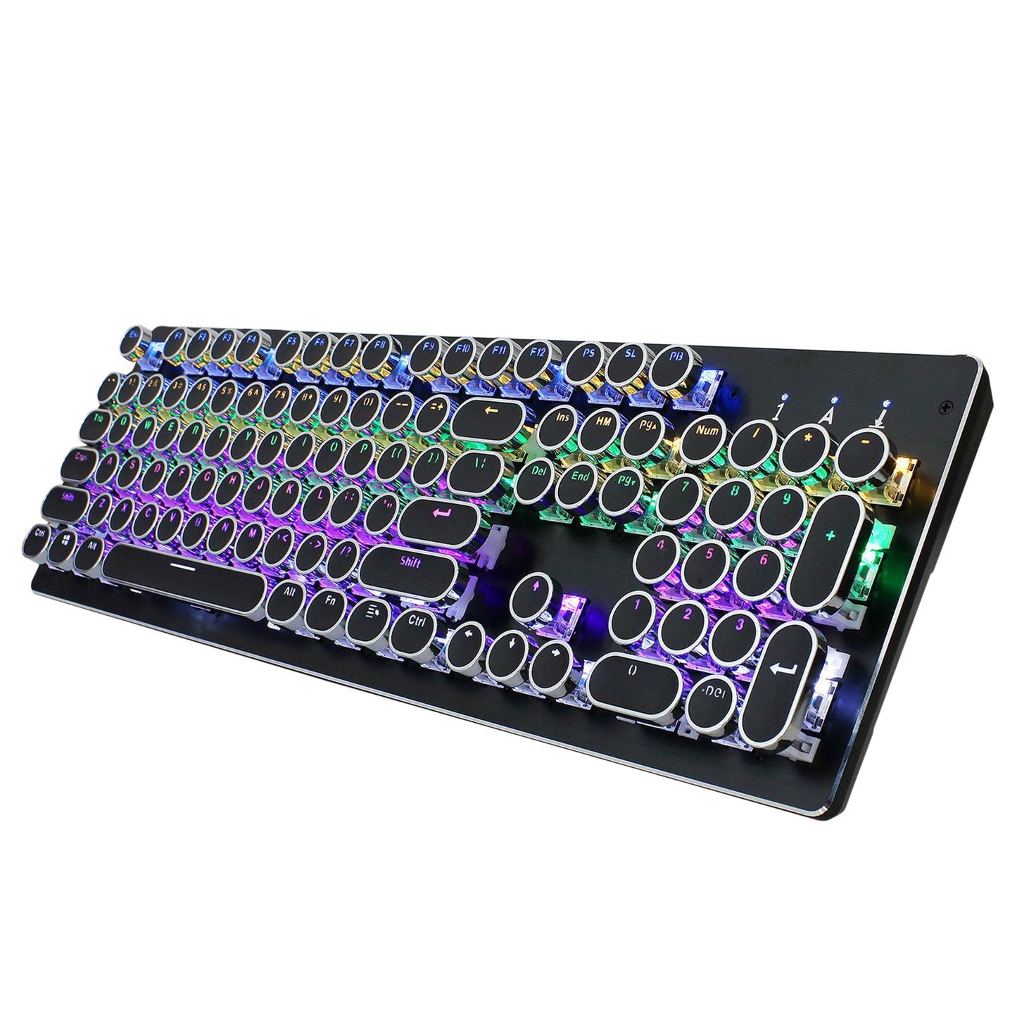 Professional USB Wired Typewriter Gaming Mechanical Keyboard RGB Backlit