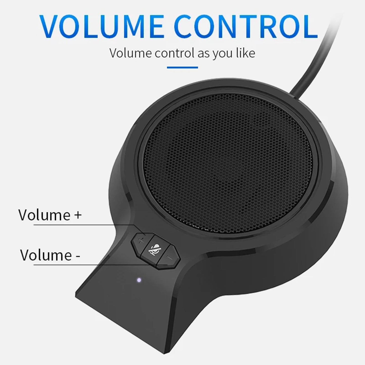 Mini USB Conference Computer Desktop PC Laptop Microphone Mic Video Meeting