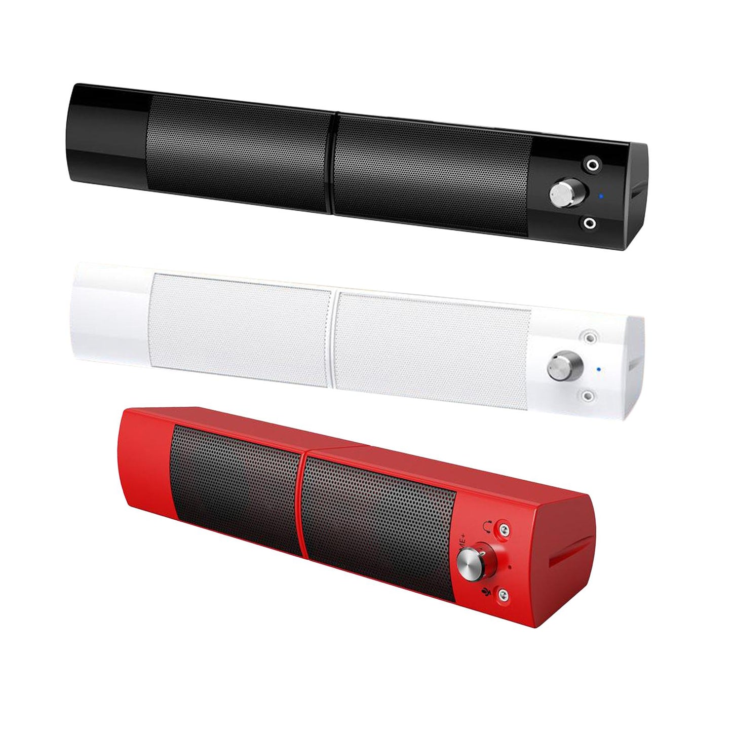 Computer Bluetooth Speaker Surround Sound Portable Table Subwoofer Black