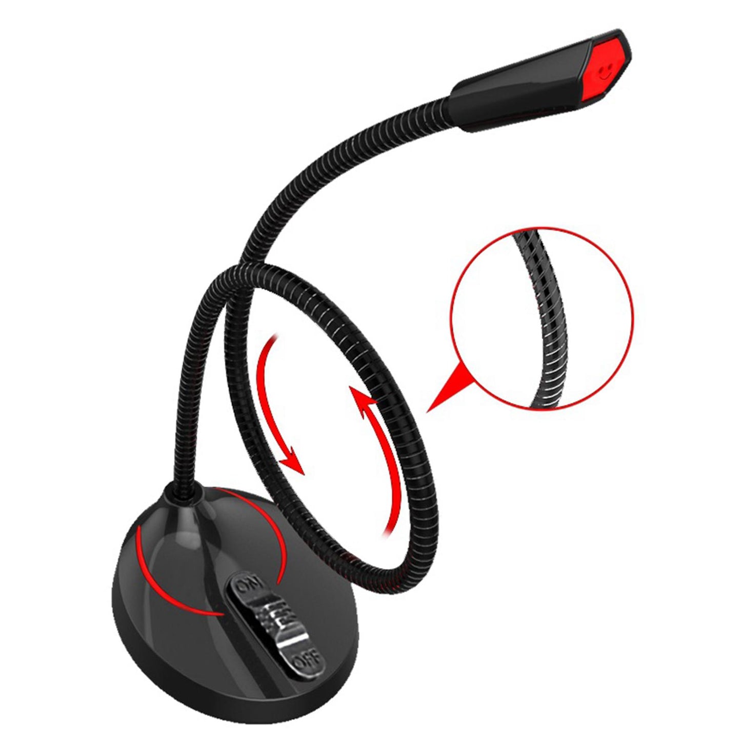 USB/3.5mm Mini Condenser Microphone Mic for PC Computer F12 Black 3.5mm