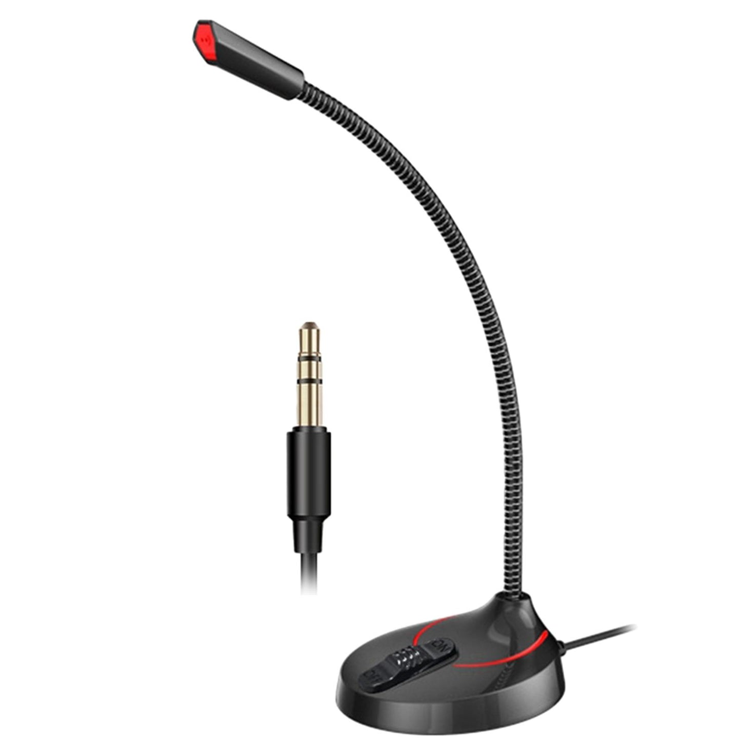 USB/3.5mm Mini Condenser Microphone Mic for PC Computer F12 Black 3.5mm