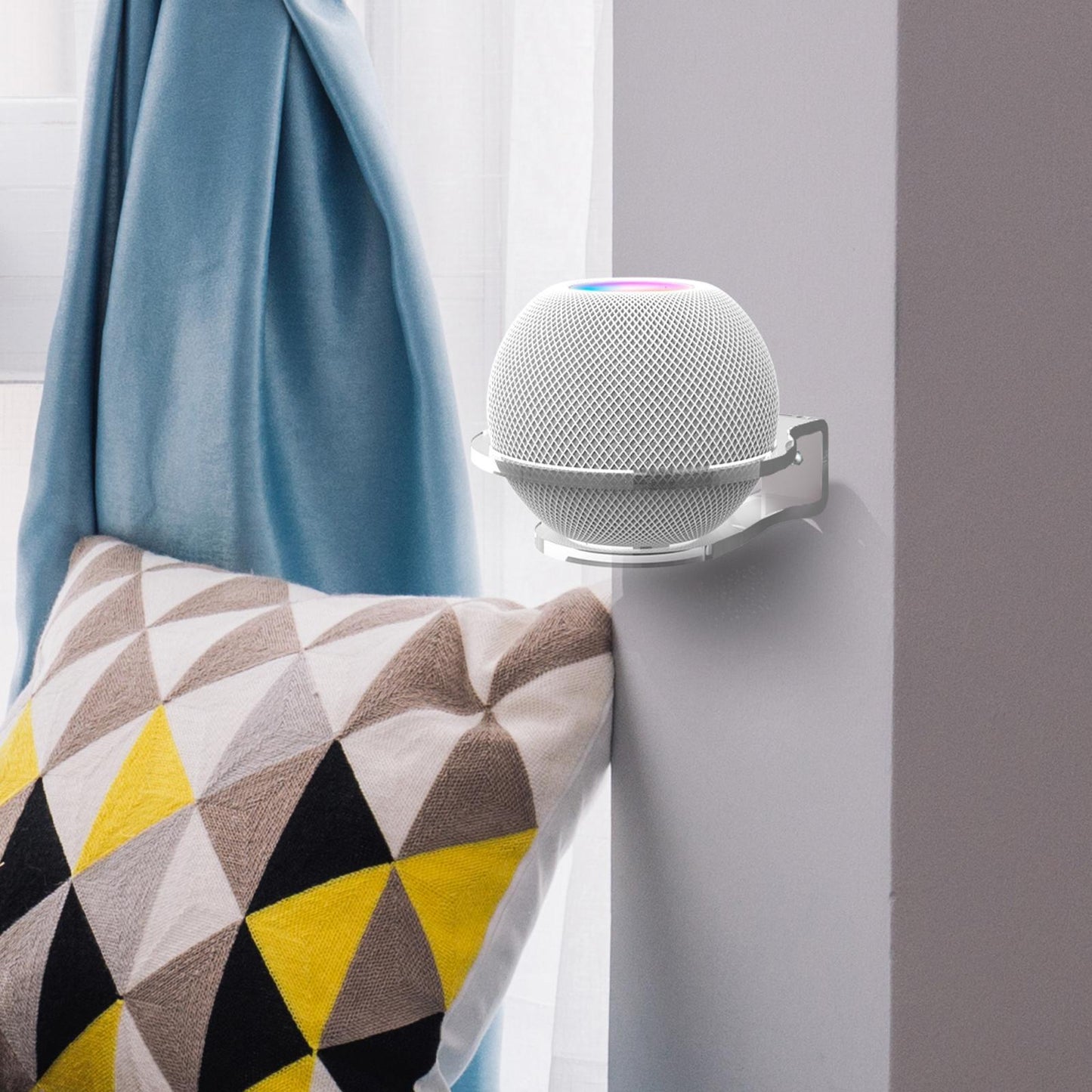 Mini Compact Wall Shelf Holder Hanger Sturdy for Apple Home Pod Mini Speaker