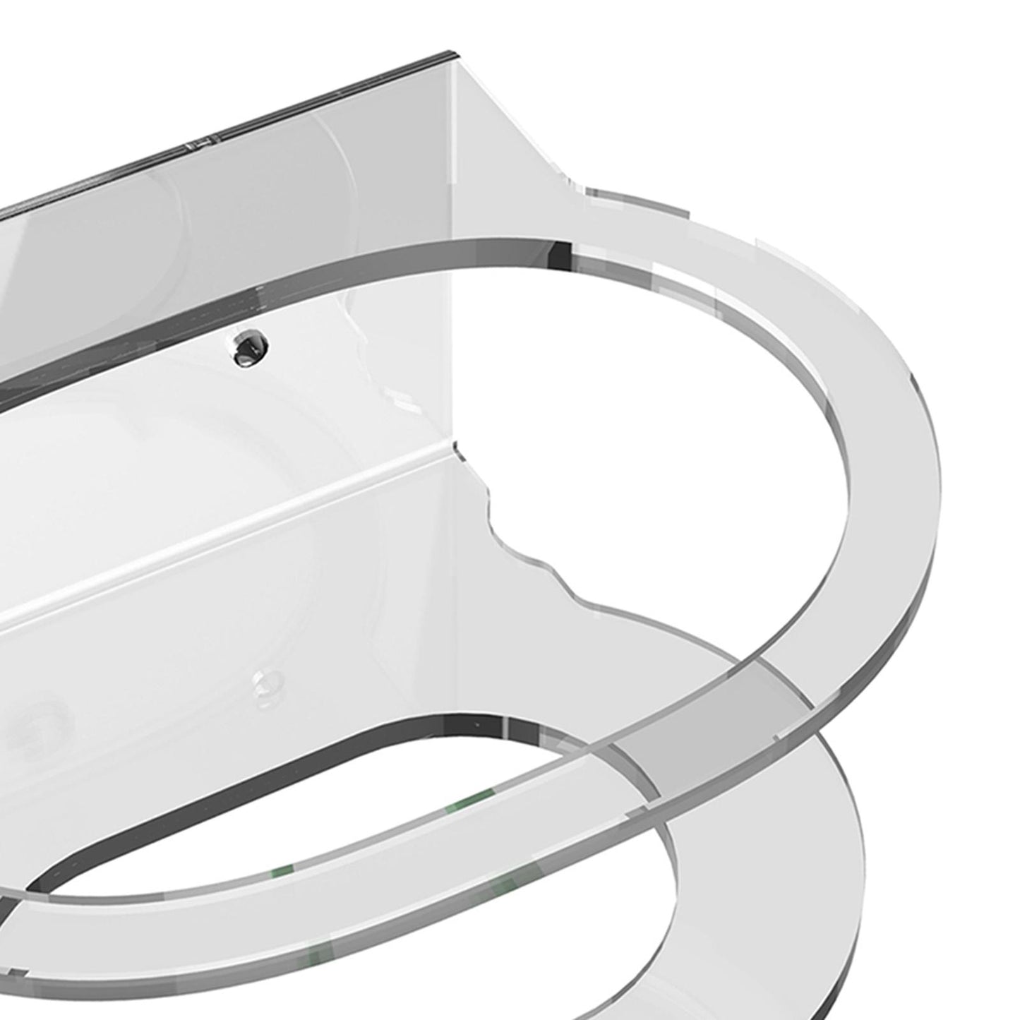 Wall Shelf Holder Stand Bracket For Google Nest Audio Smart Speaker Clear