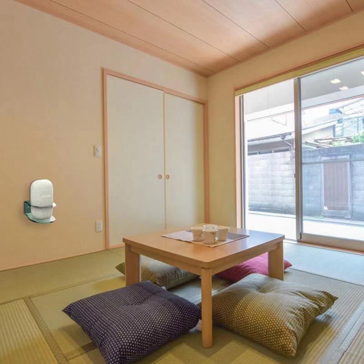 Wall Shelf Holder Stand Bracket For Google Nest Audio Smart Speaker Clear