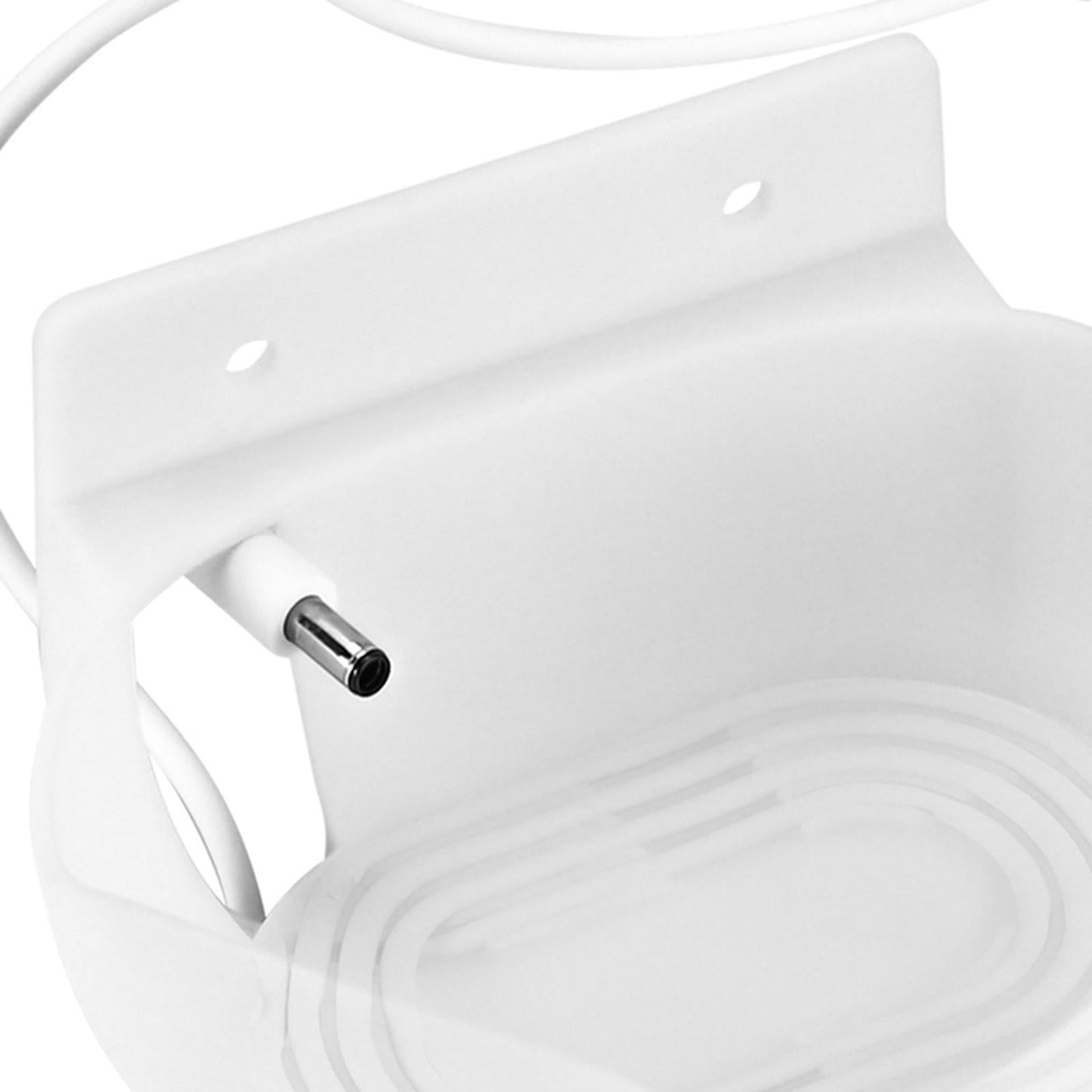 Portable Wall Mount Shelf Holder Stand For Google Nest Audio Bedroom White