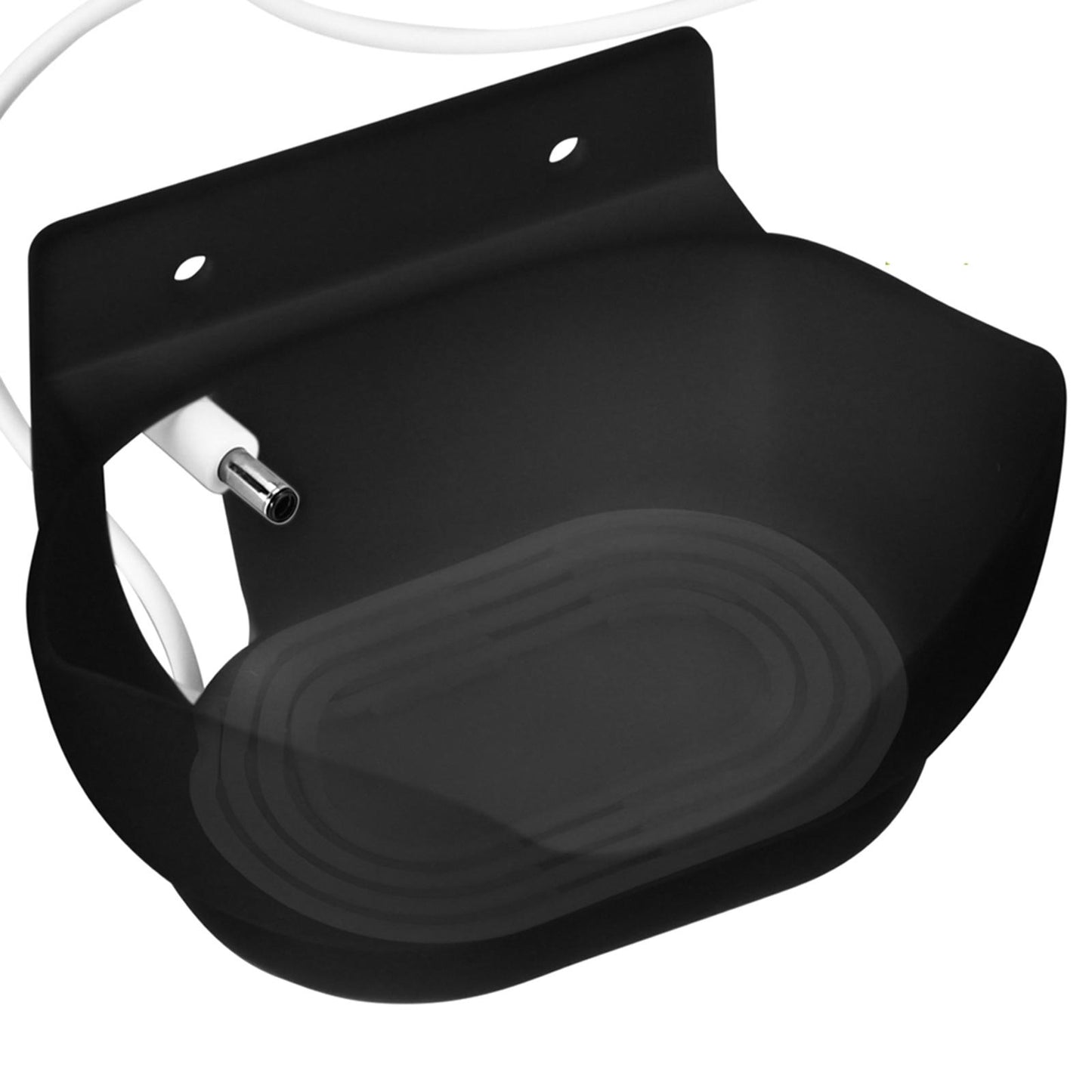 Portable Wall Mount Shelf Holder Stand For Google Nest Audio Bedroom Black