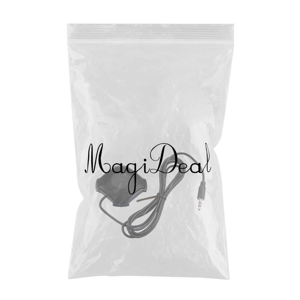 360 Omnidirectional Condenser Microphone 3.5mm Stereo Desktop for Skype