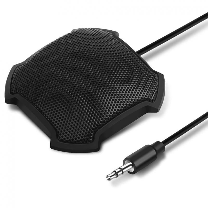 360 Omnidirectional Condenser Microphone 3.5mm Stereo Desktop for Skype