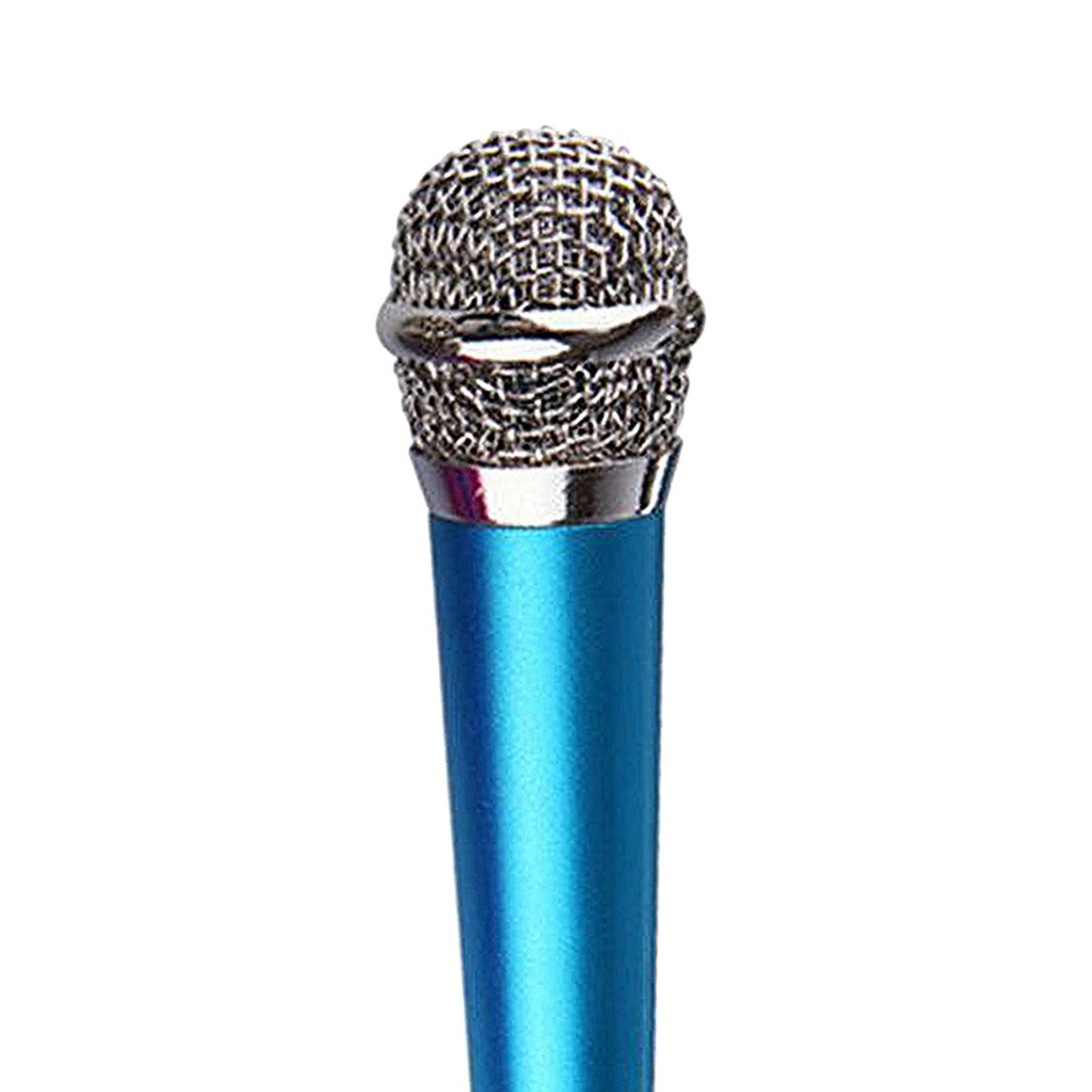 Portable Mini Karaoke Microphone Mic for Singing Voice Recording Blue