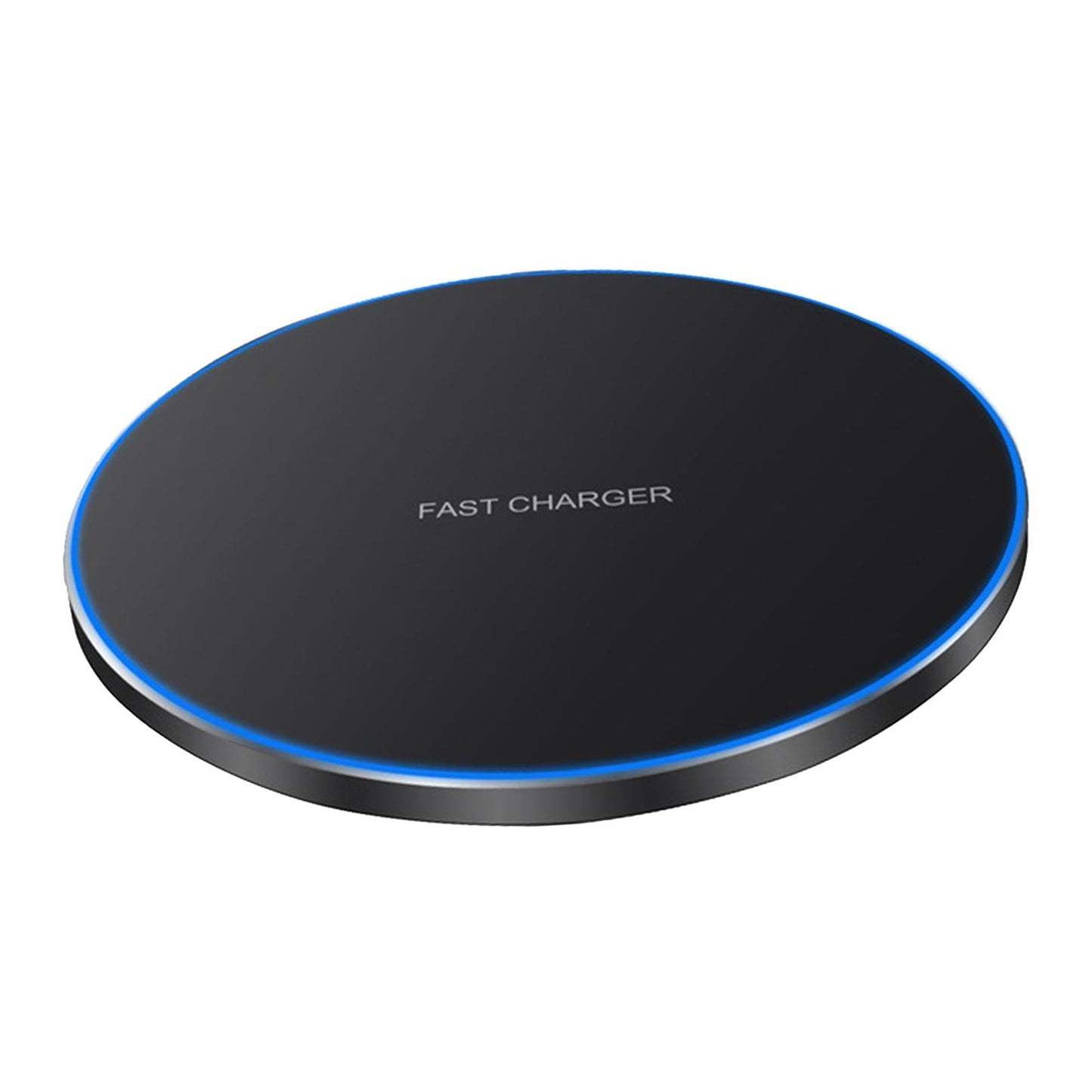 Ultra Slim Qi Wireless Charger 30W Max Pad Station for iPhone 12 X black