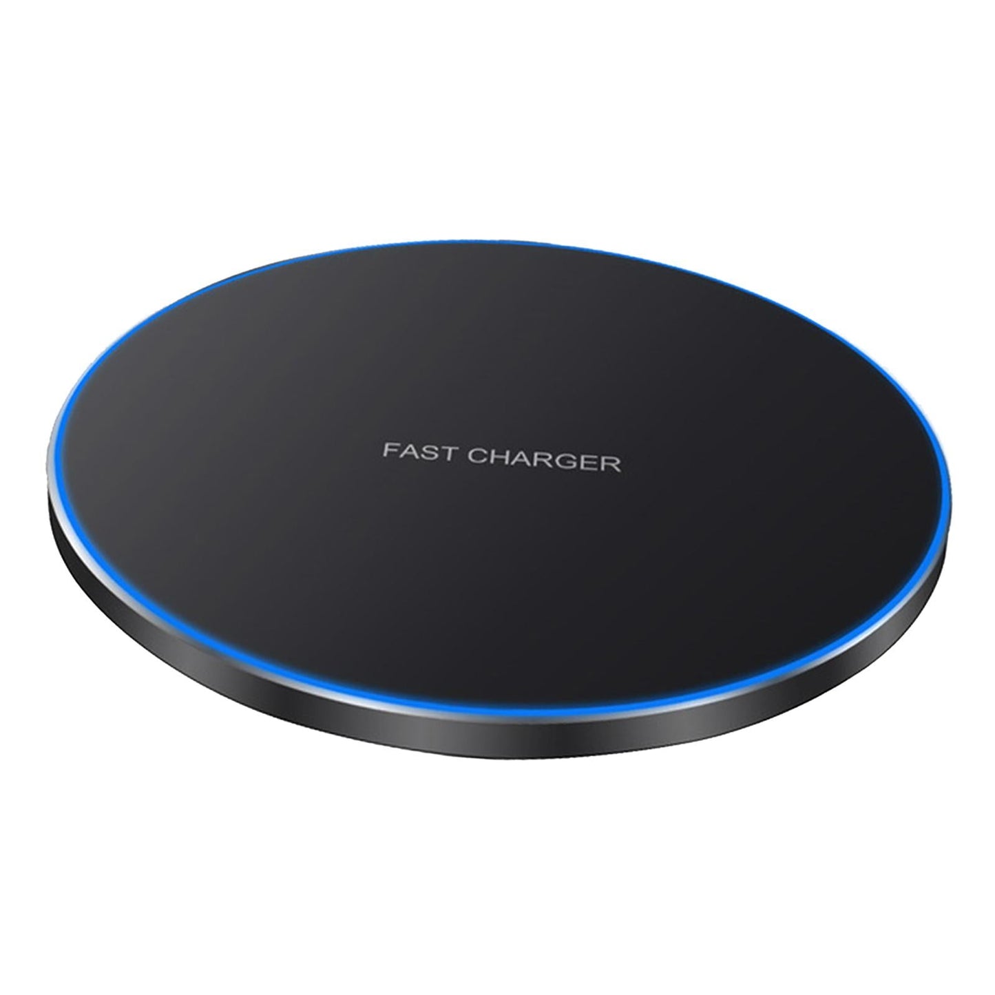 Ultra Slim Qi Wireless Charger 30W Max Pad Station for iPhone 12 X black