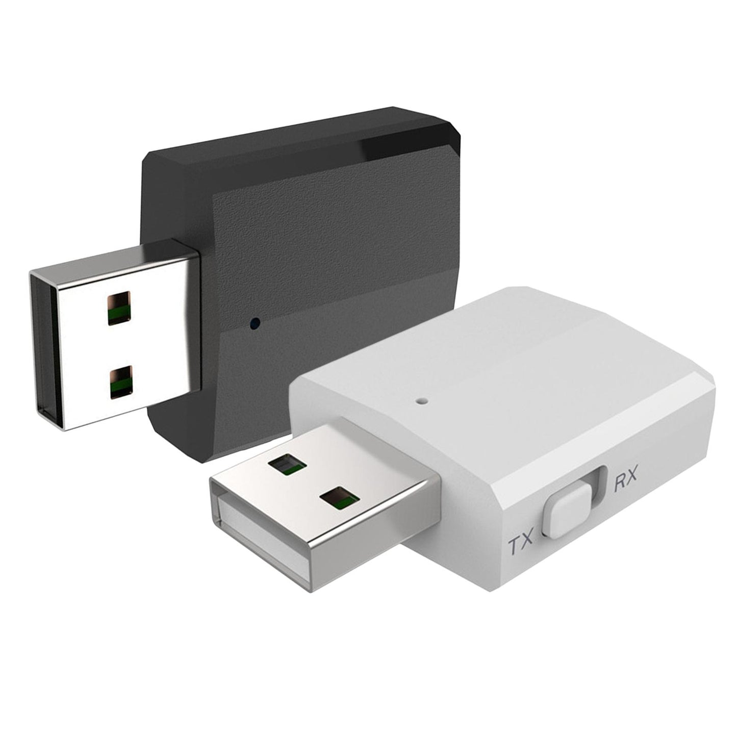 TV USB 3.5MM Bluetoooth Transmitter & Receiver Dongle for PC Computer black