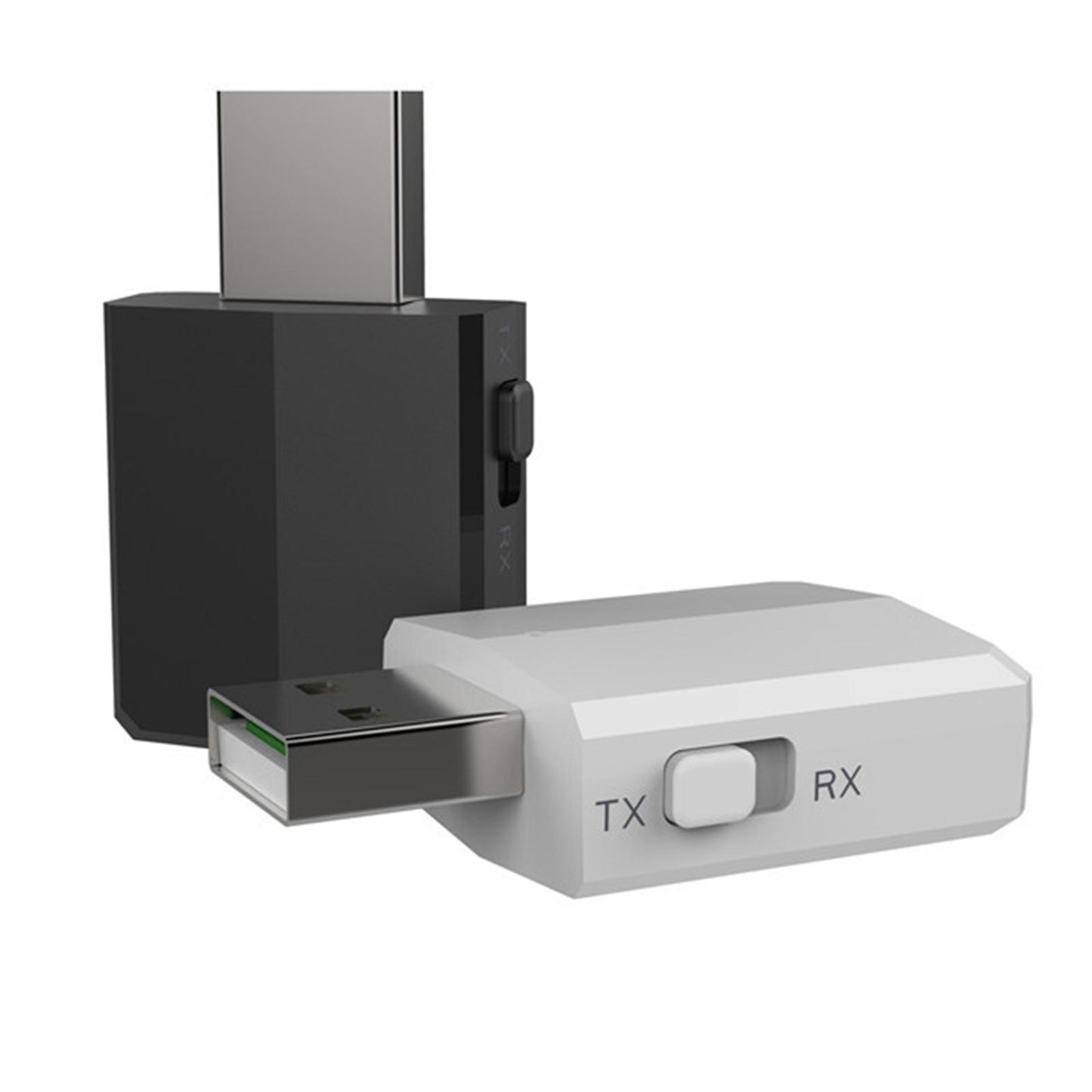 TV USB 3.5MM Bluetoooth Transmitter & Receiver Dongle for PC Computer black