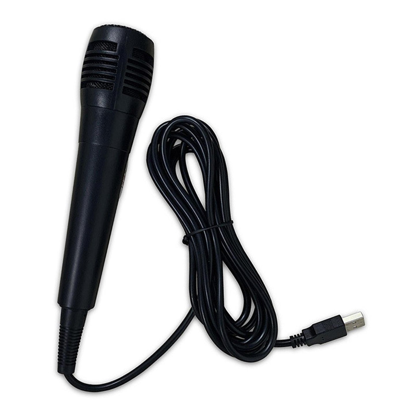 Black 3Meter USB Game Wired Microphone Singing MIC for PS4 User Friendly