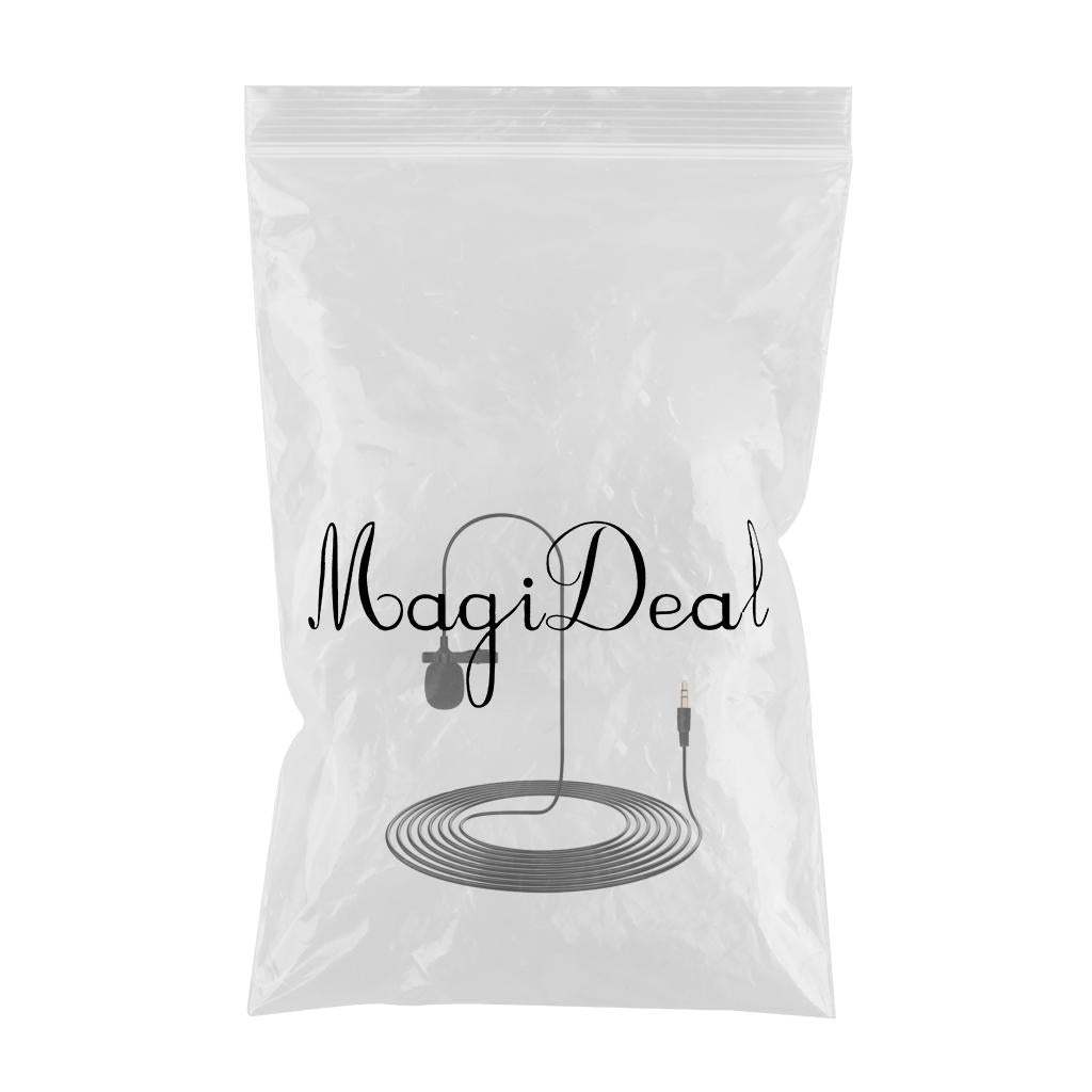 Clip On Lapel Microphone Mic 3.5mm for DJI Pocket2 Video Recording Interview