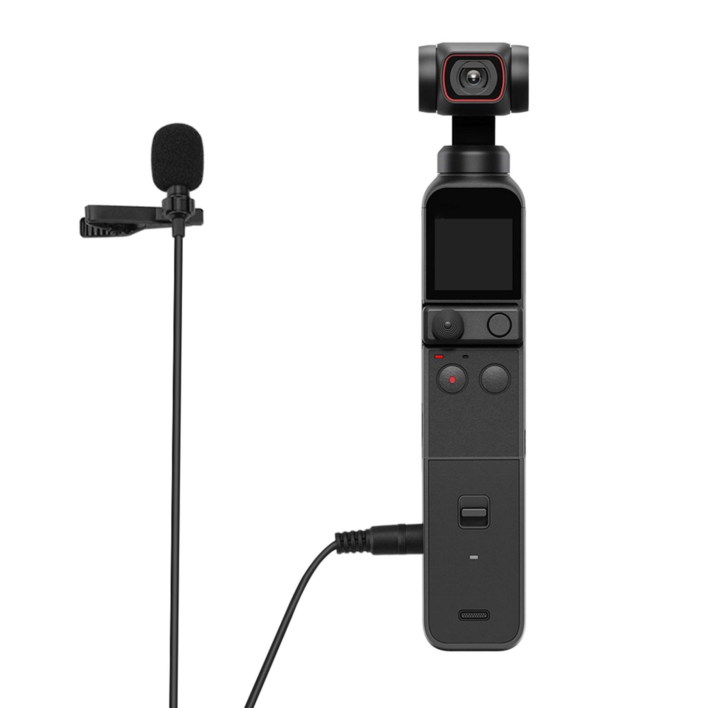 Clip On Lapel Microphone Mic 3.5mm for DJI Pocket2 Video Recording Interview