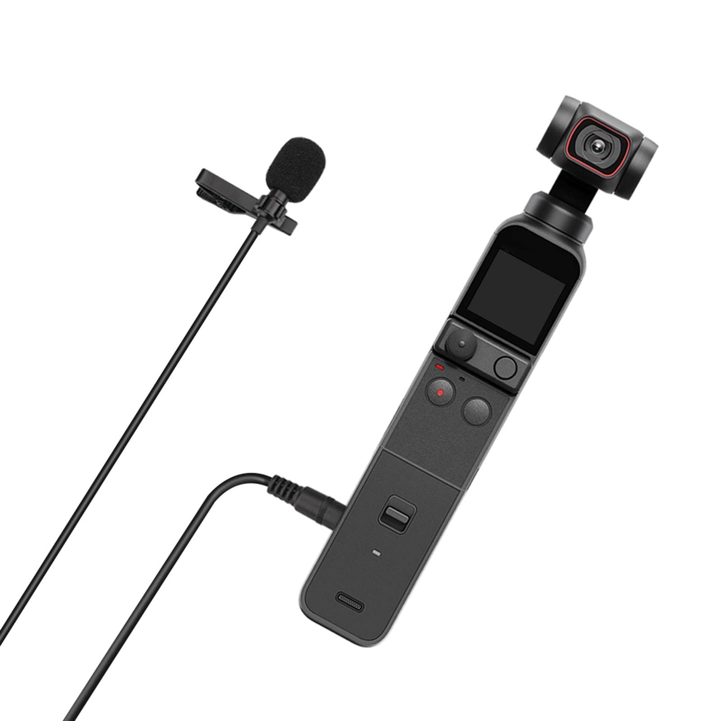 Clip On Lapel Microphone Mic 3.5mm for DJI Pocket2 Video Recording Interview