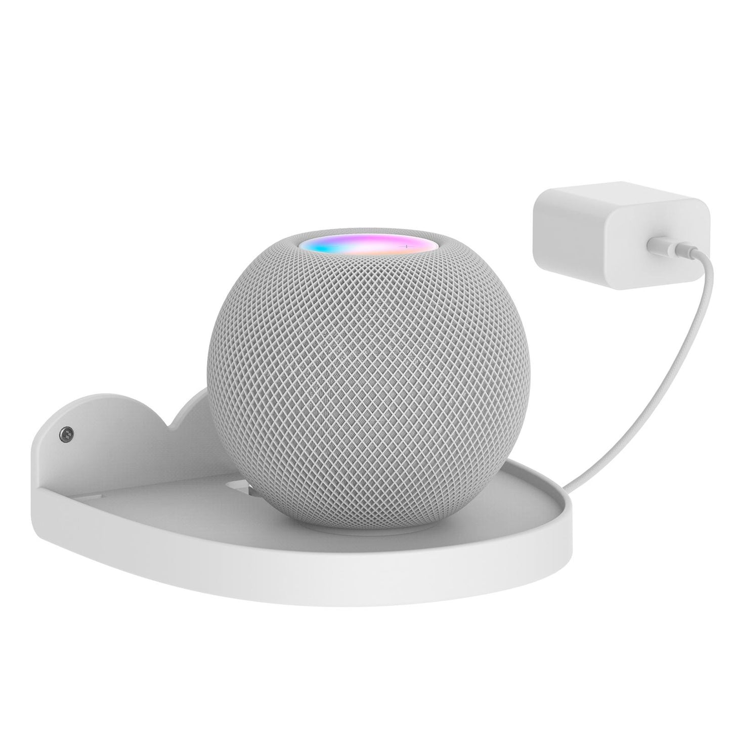 Wall Mount Shelf for Amazon Echo Dot 1 2 3 4 Speaker Smartphones white