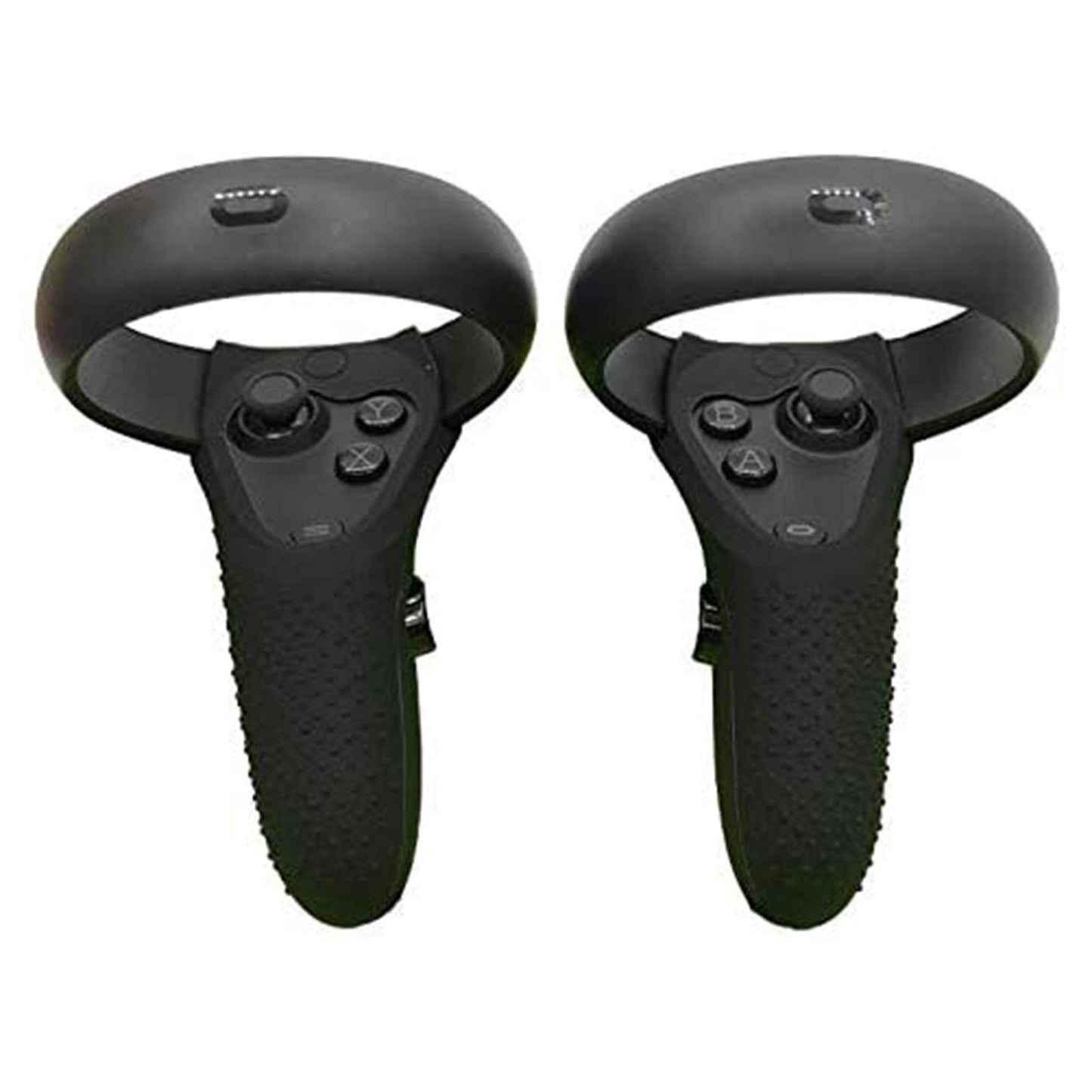 Silicone Protective Skins Grip Cover for Oculus Quest 1 Rift-S Elastic Black