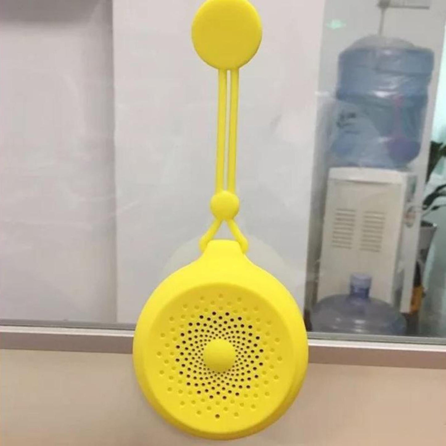 IPX6 Bluetooth Shower Speakers Pairs Easily for Bathroom Outdoors Beach Yellow