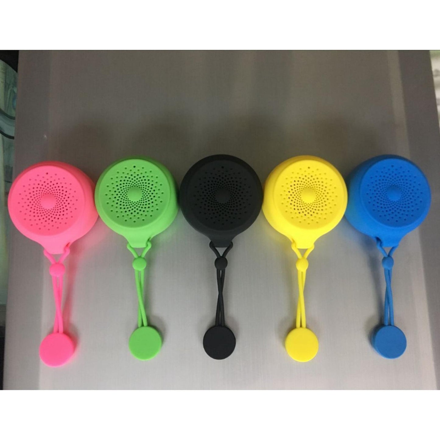 IPX6 Bluetooth Shower Speakers Pairs Easily for Bathroom Outdoors Beach Green