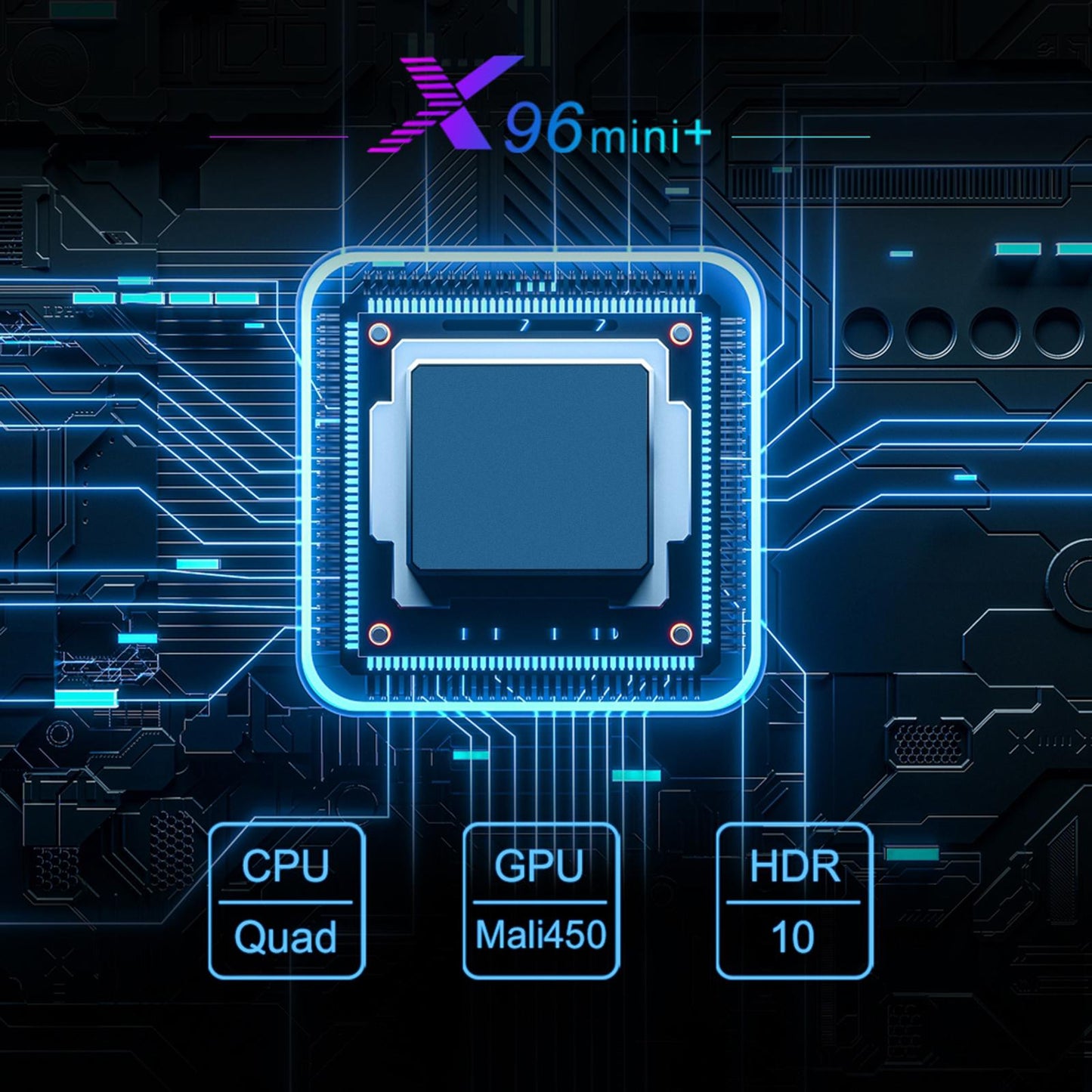 mini+ with Android 4K TV Set-top BOX Media Player 1+8G US