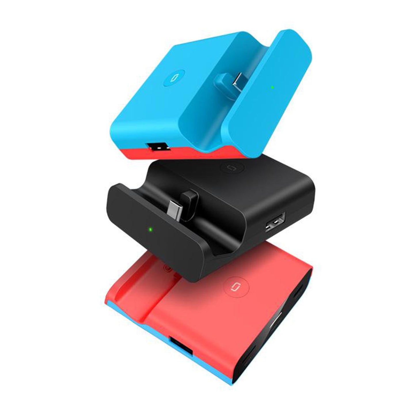 New Portable TV HDMI Converter Charging Dock Charger For Nintendo Switch NS Red