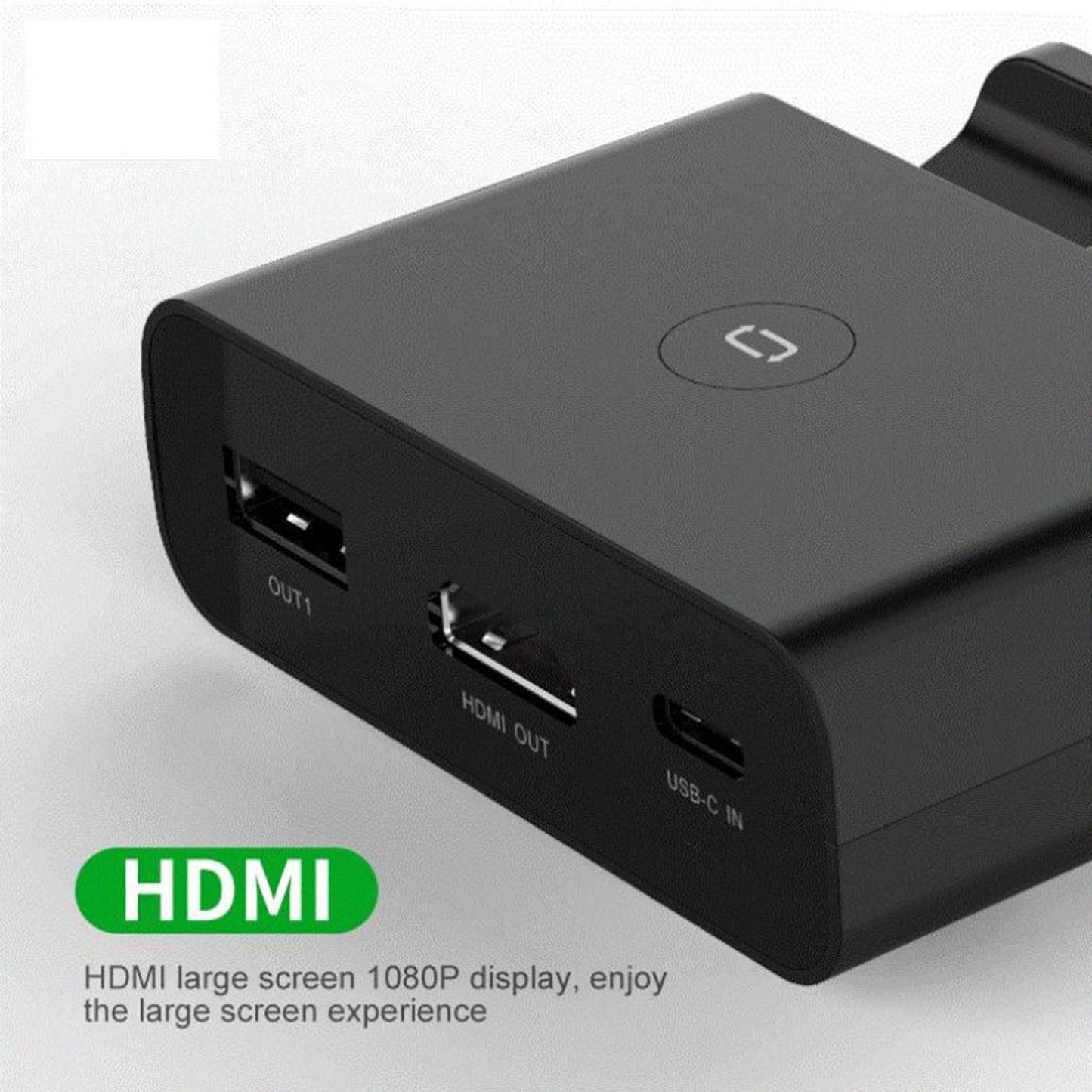 New Portable TV HDMI Converter Charging Dock Charger For Nintendo Switch NS Black