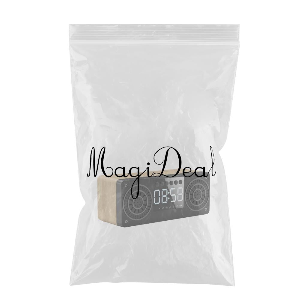 Bluetooth Portable Wooden Soundbar Audio Player for Home Office Computer yellow wood grain