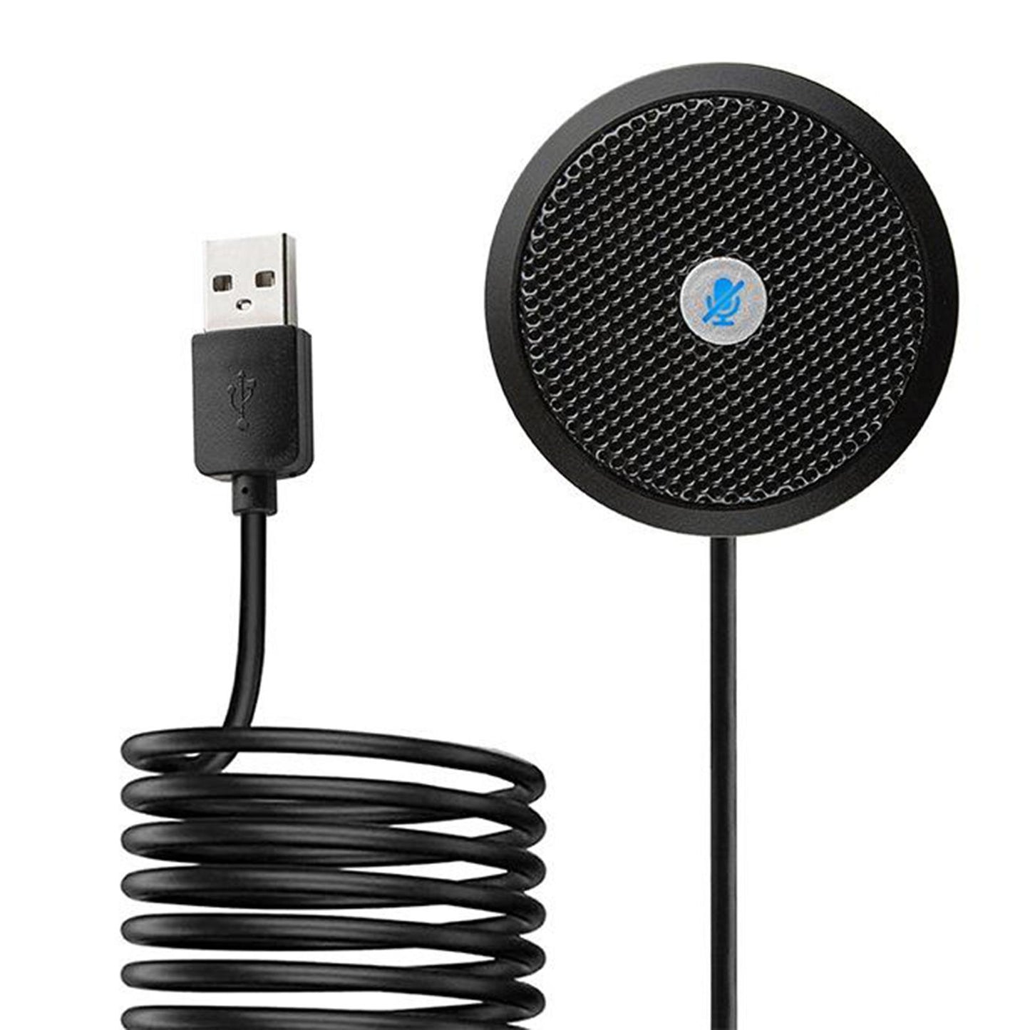 USB Microphone Conference Meeting Speech Mic For Desktop Computer PC Laptop