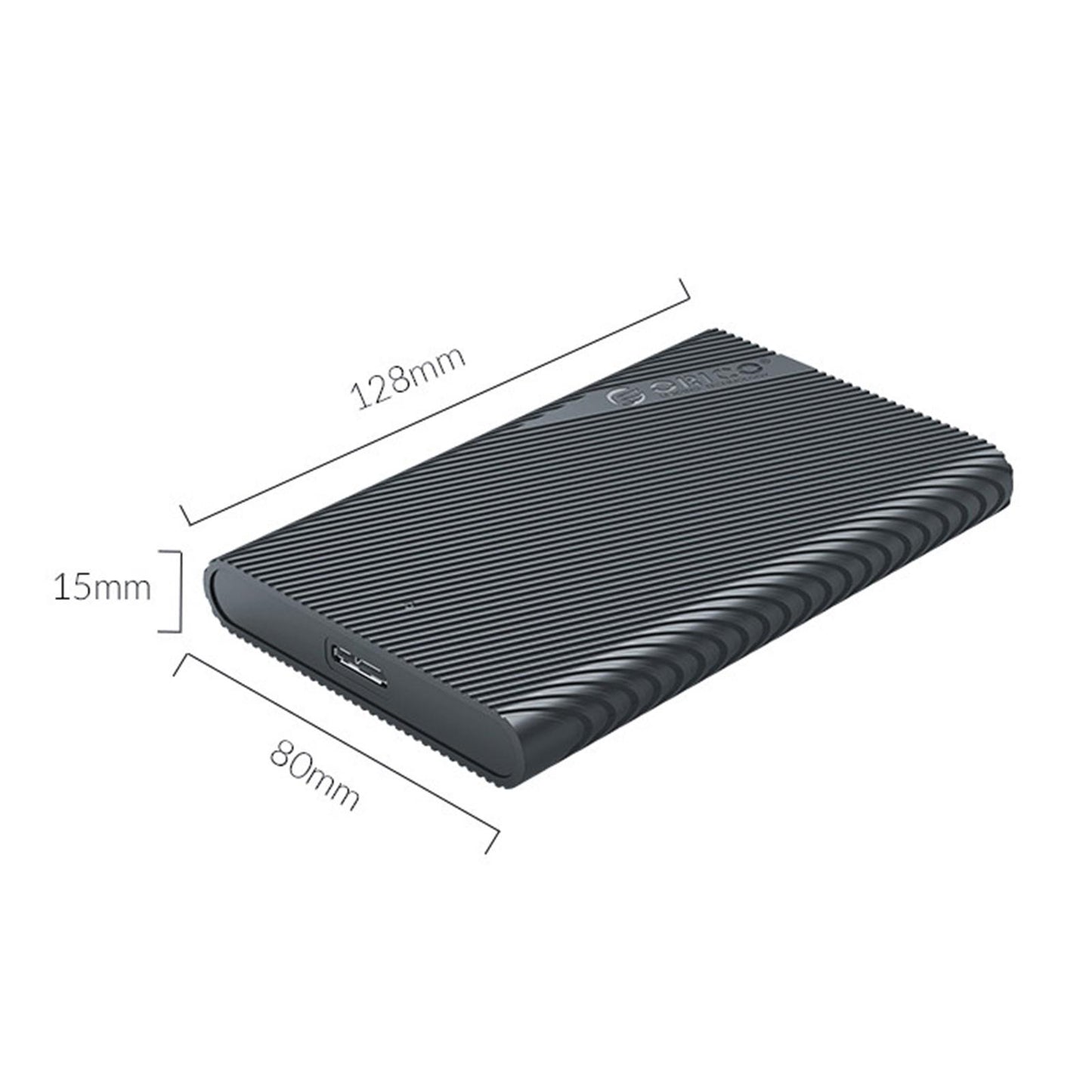 Removable 2.5in External USB 3.0 Hard Drive HDD Enclosure for Desktop Laptop