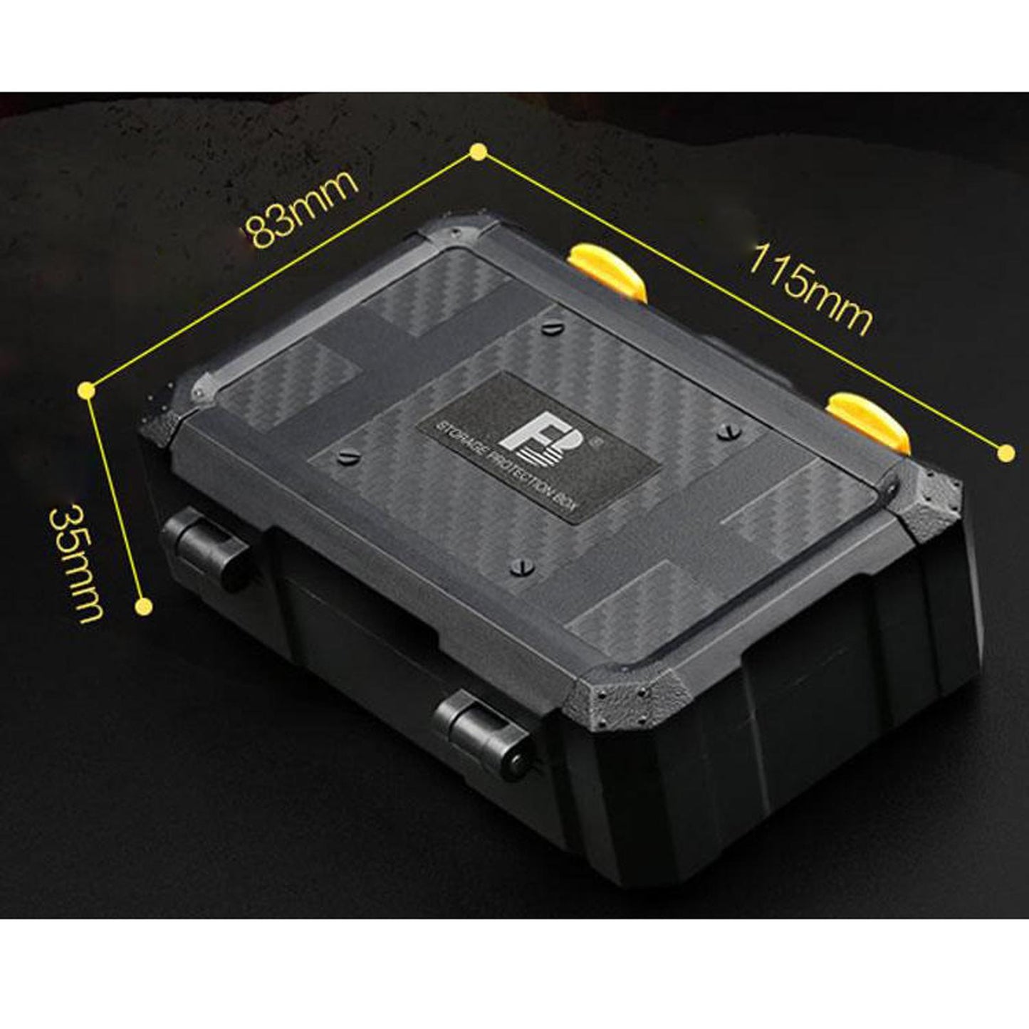 Portable Memory Card Container Waterproof Anti-shock Protector for SD TF XQD
