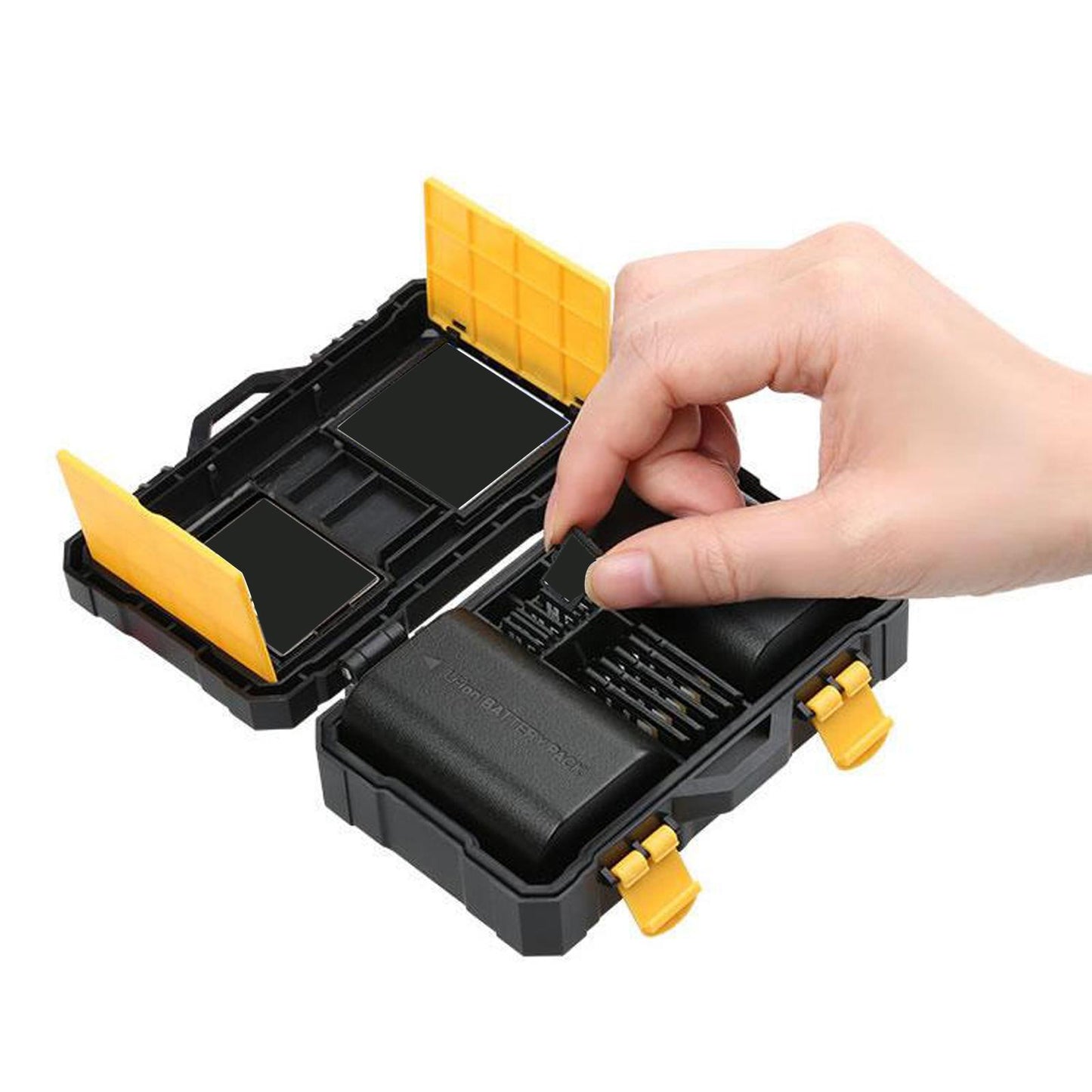 Portable Memory Card Container Waterproof Anti-shock Protector for SD TF XQD