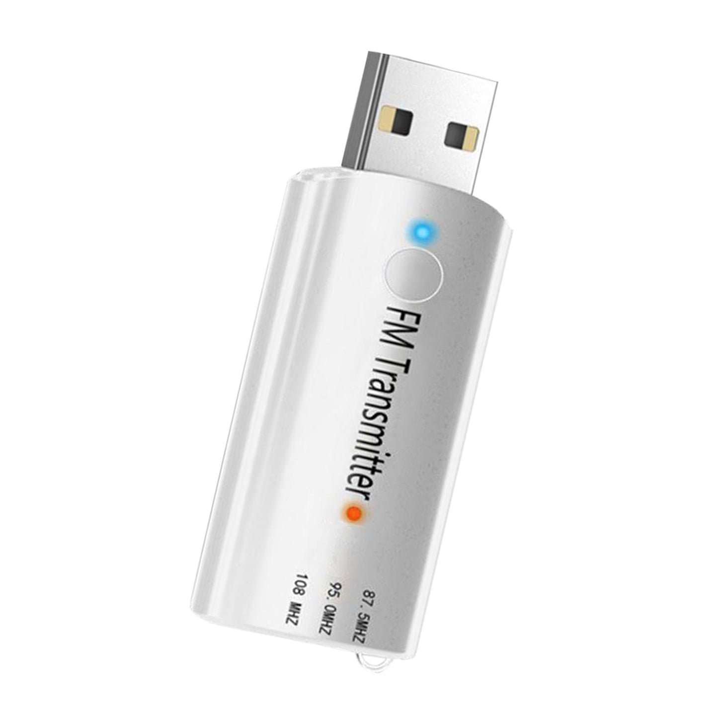 Bluetooth 5.0 Transmitter and Receiver FM AUX Adapter For TV Car PC white