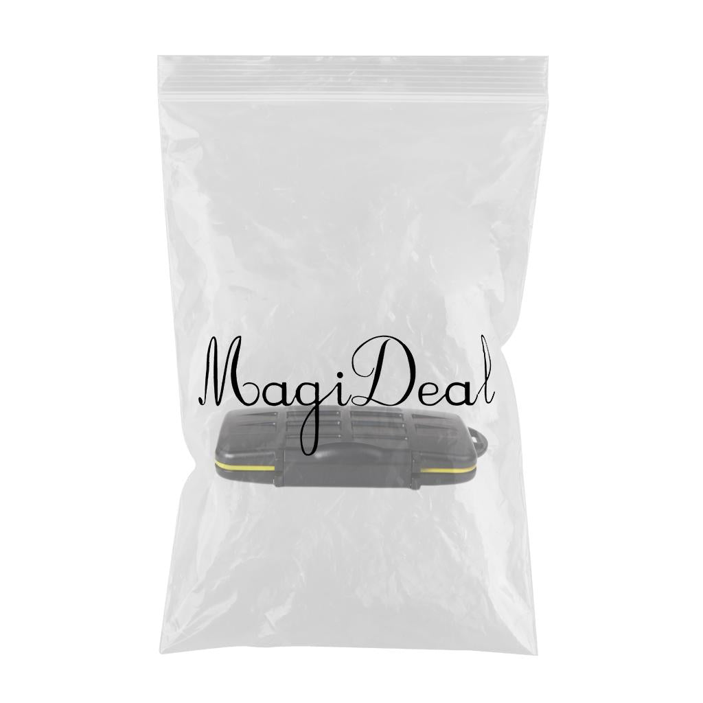 Memory Card Holder Large Capacity Water Resistant Shock Resistant Yellow