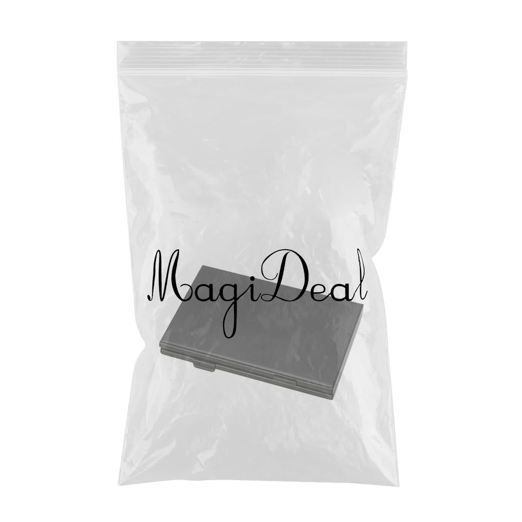 Portable Aluminum Alloy Storage Box Protector Hold for CF (Compact Flash) TF 12 Micro SD + 6SD Black