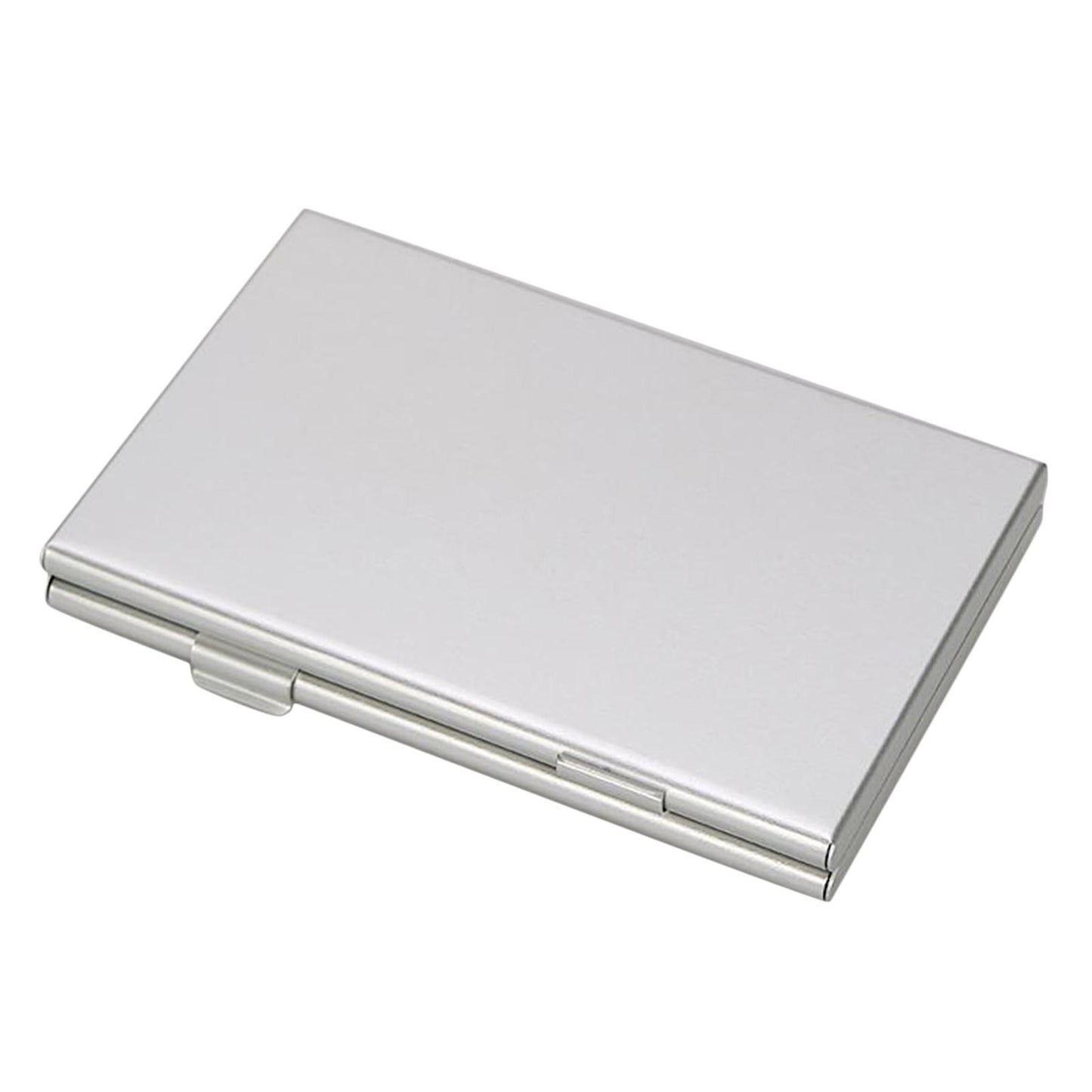 Portable Aluminum Alloy Storage Box Protector Hold for CF (Compact Flash) TF 12 Micro SD + 6SD Silver