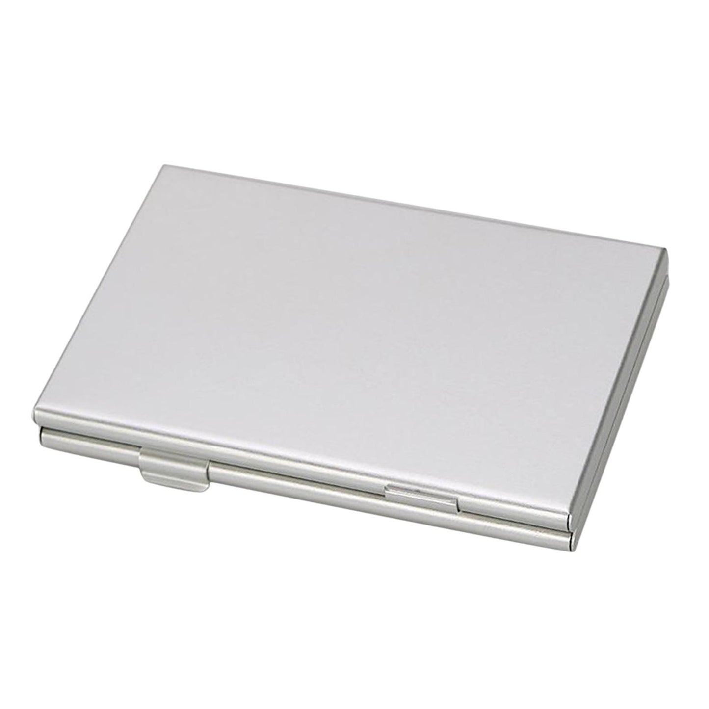 Portable Aluminum Alloy Storage Box Protector Hold for CF (Compact Flash) TF 18 Micro SD + 3SD Silver