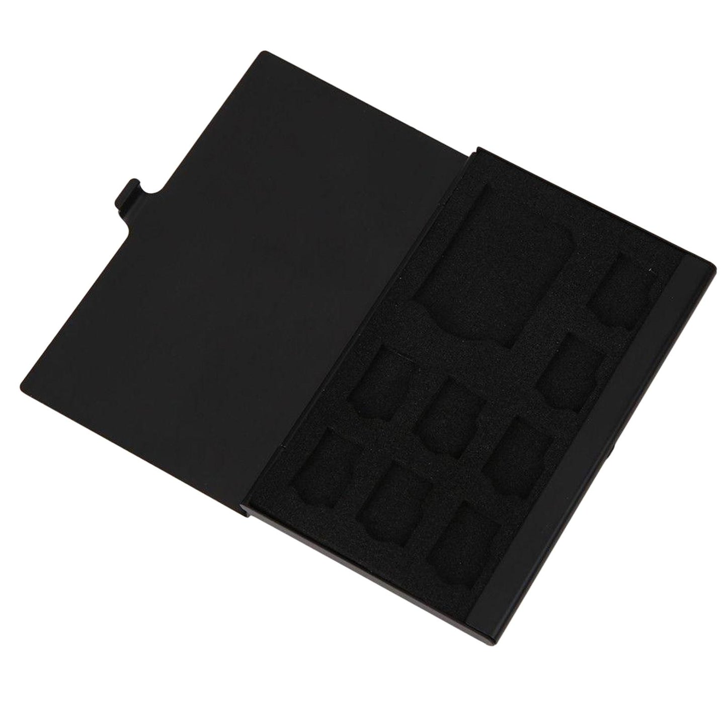 9 Slot Memory Card Case Protector Hold 1SD and for SDHC TF NS Game Card 8 Micro SD + 1 SD BLACK