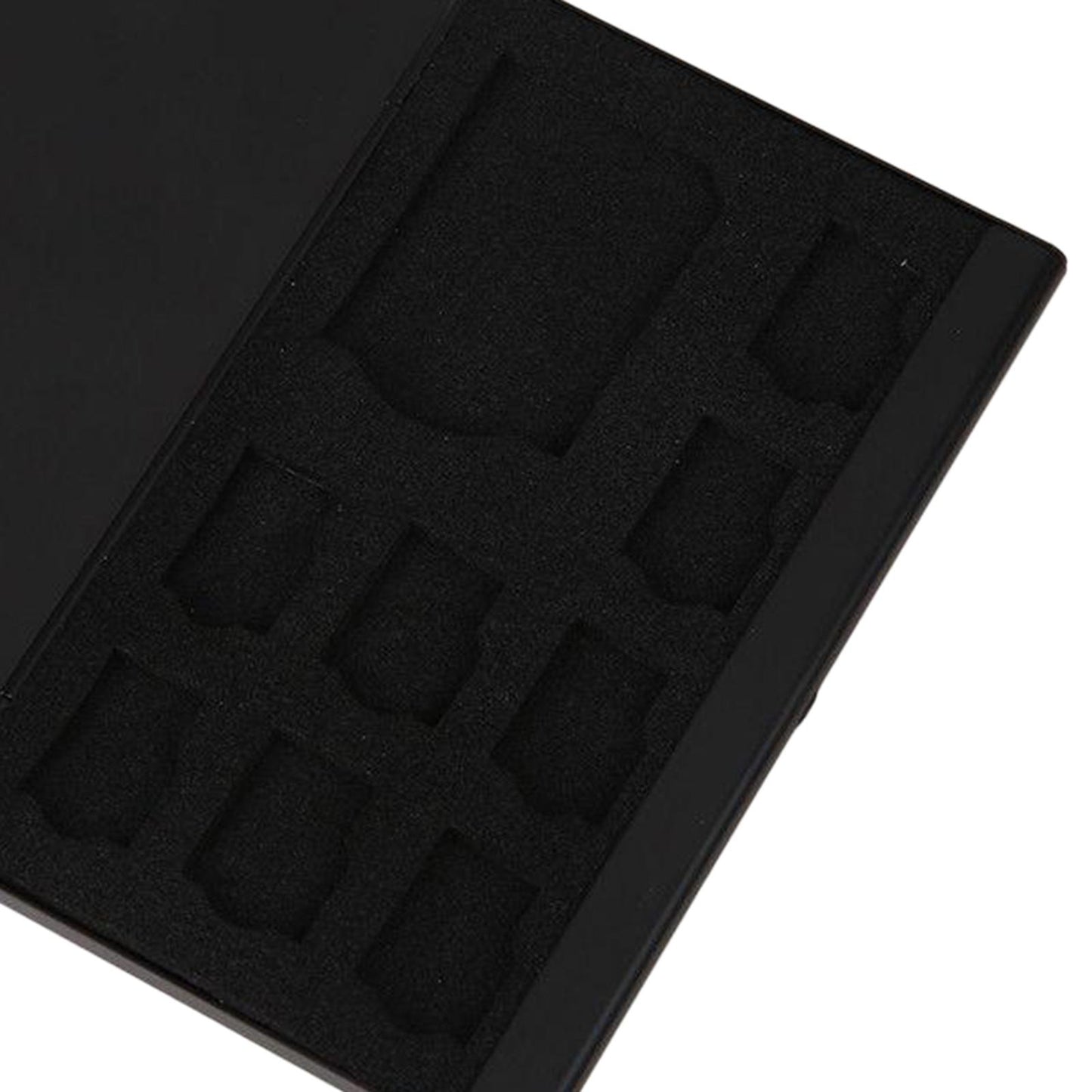 9 Slot Memory Card Case Protector Hold 1SD and for SDHC TF NS Game Card 8 Micro SD + 1 SD BLACK