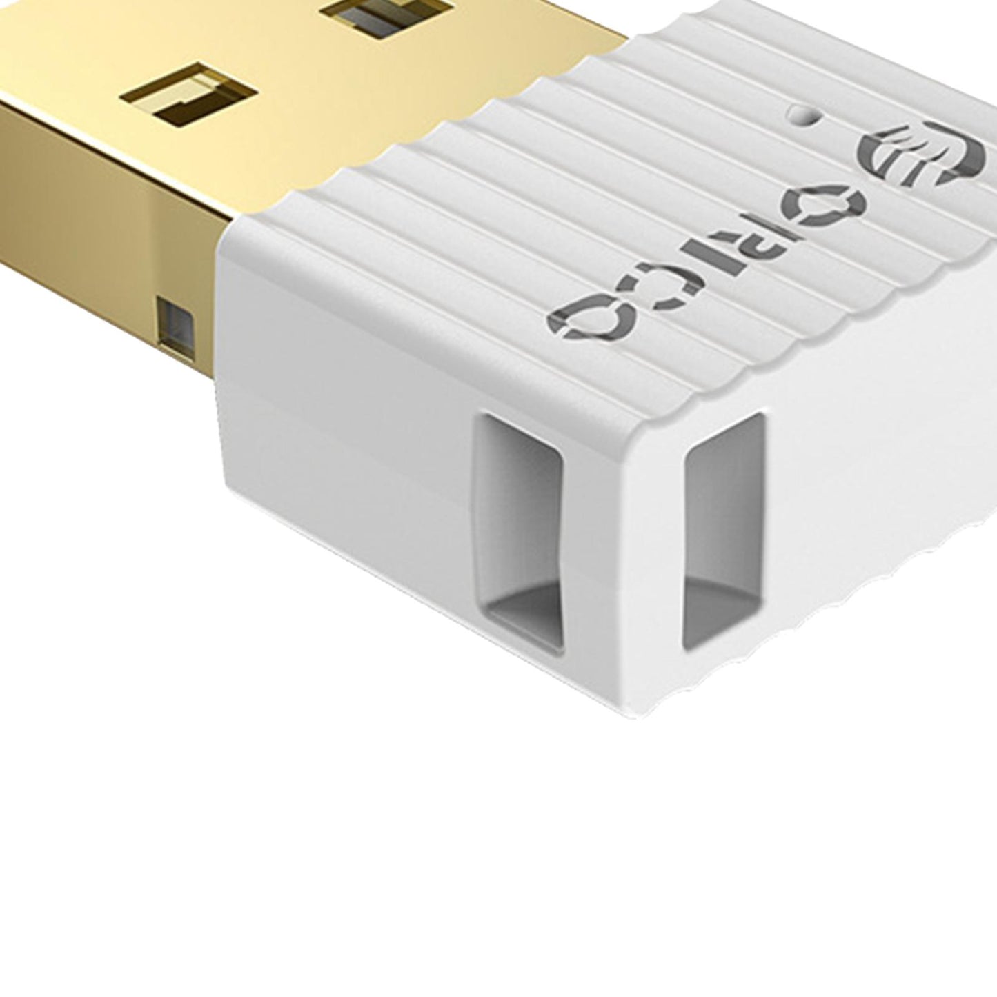 Low Latency Bluetooth Adapter Dongle for Bluetooth Mouse Headphones Speakers White