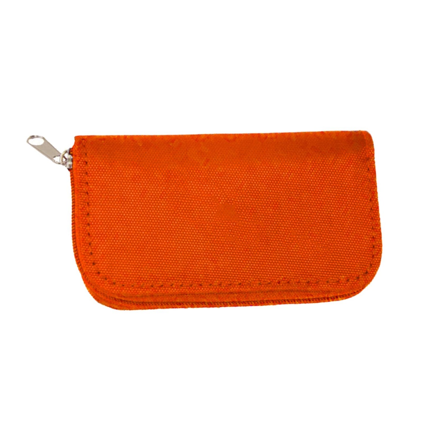 Nylon 22-Slot Memory Card Case Large Capacity Shockproof Protector Orange