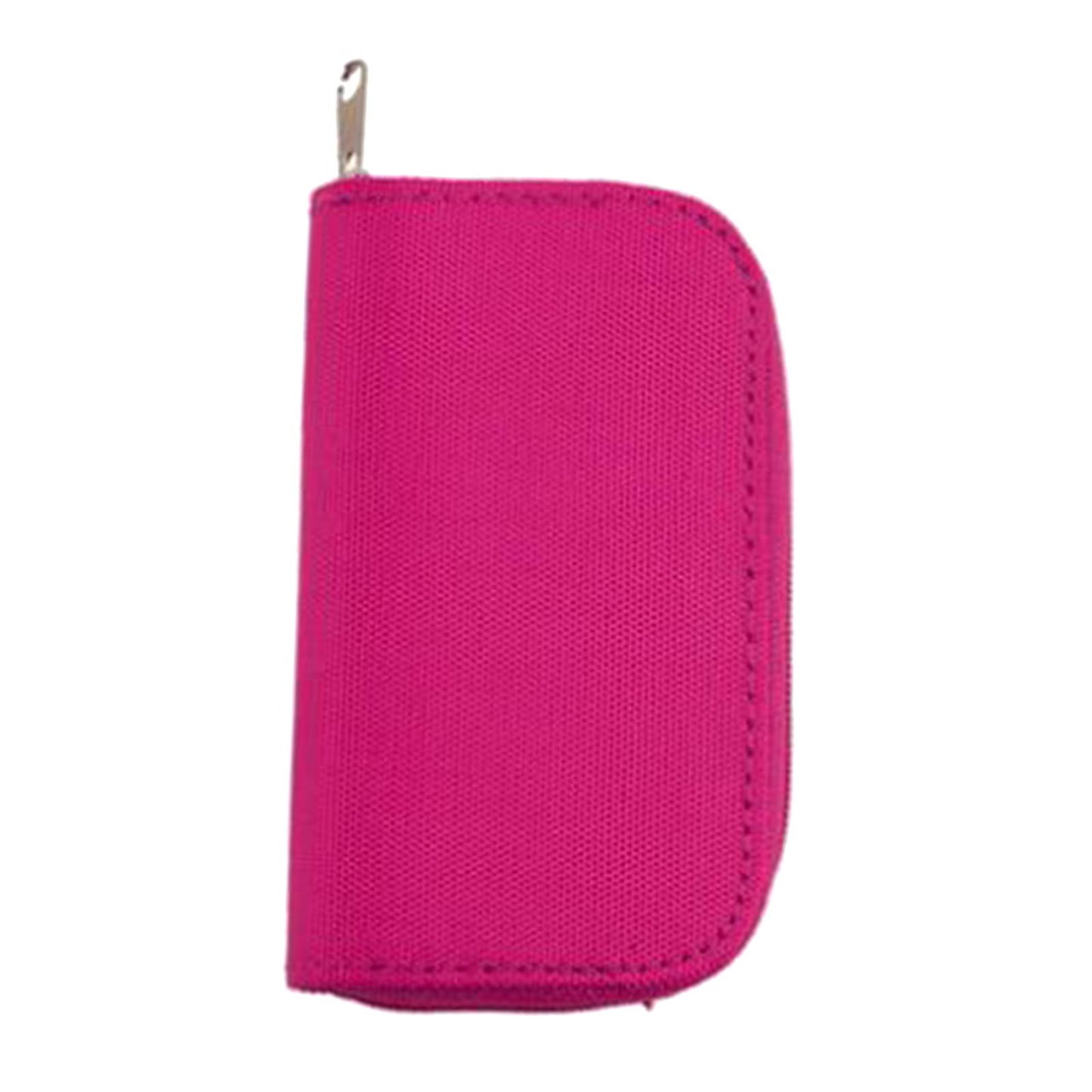 Nylon 22-Slot Memory Card Case Large Capacity Shockproof Protector Rose Red