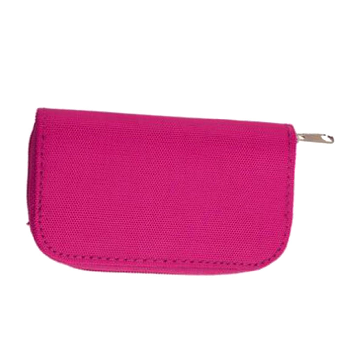 Nylon 22-Slot Memory Card Case Large Capacity Shockproof Protector Rose Red