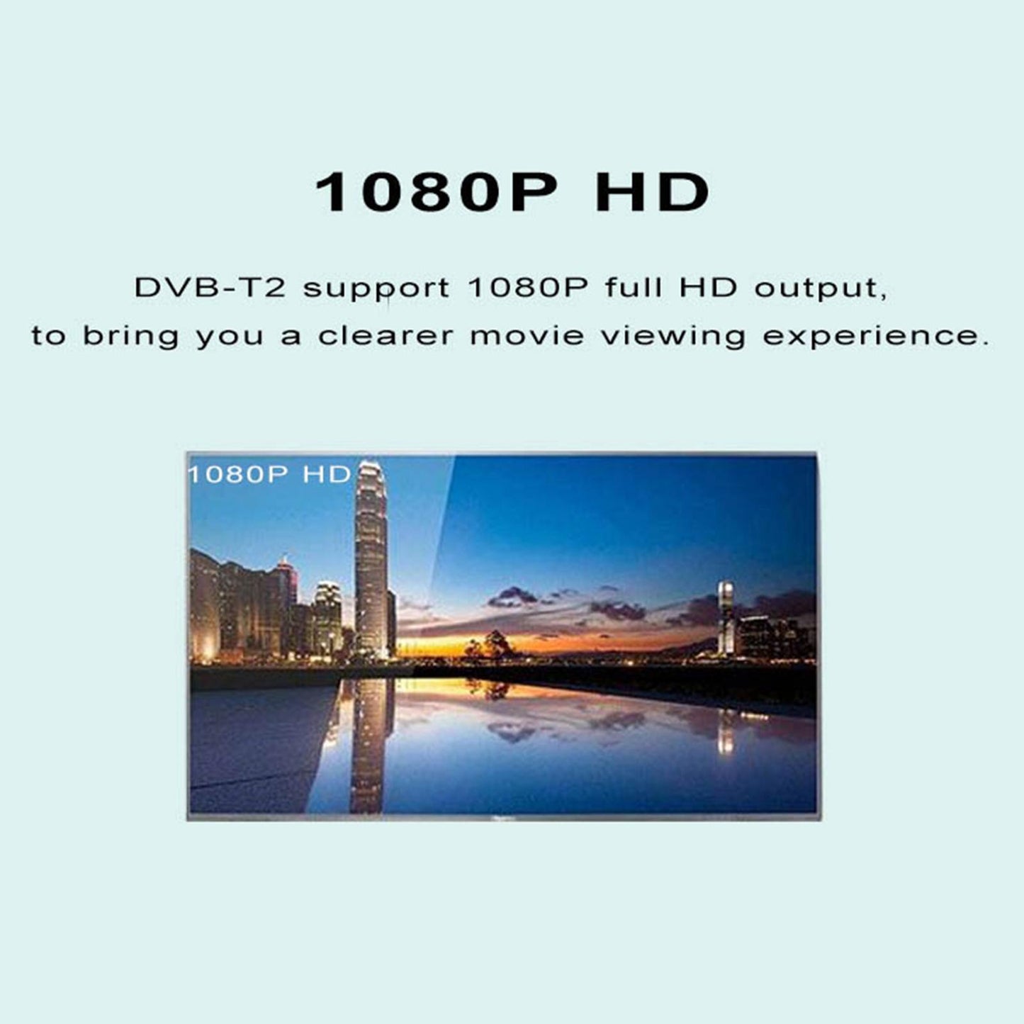 DVB-T2 HD 1080P Digital Decoder TV Receiver Set