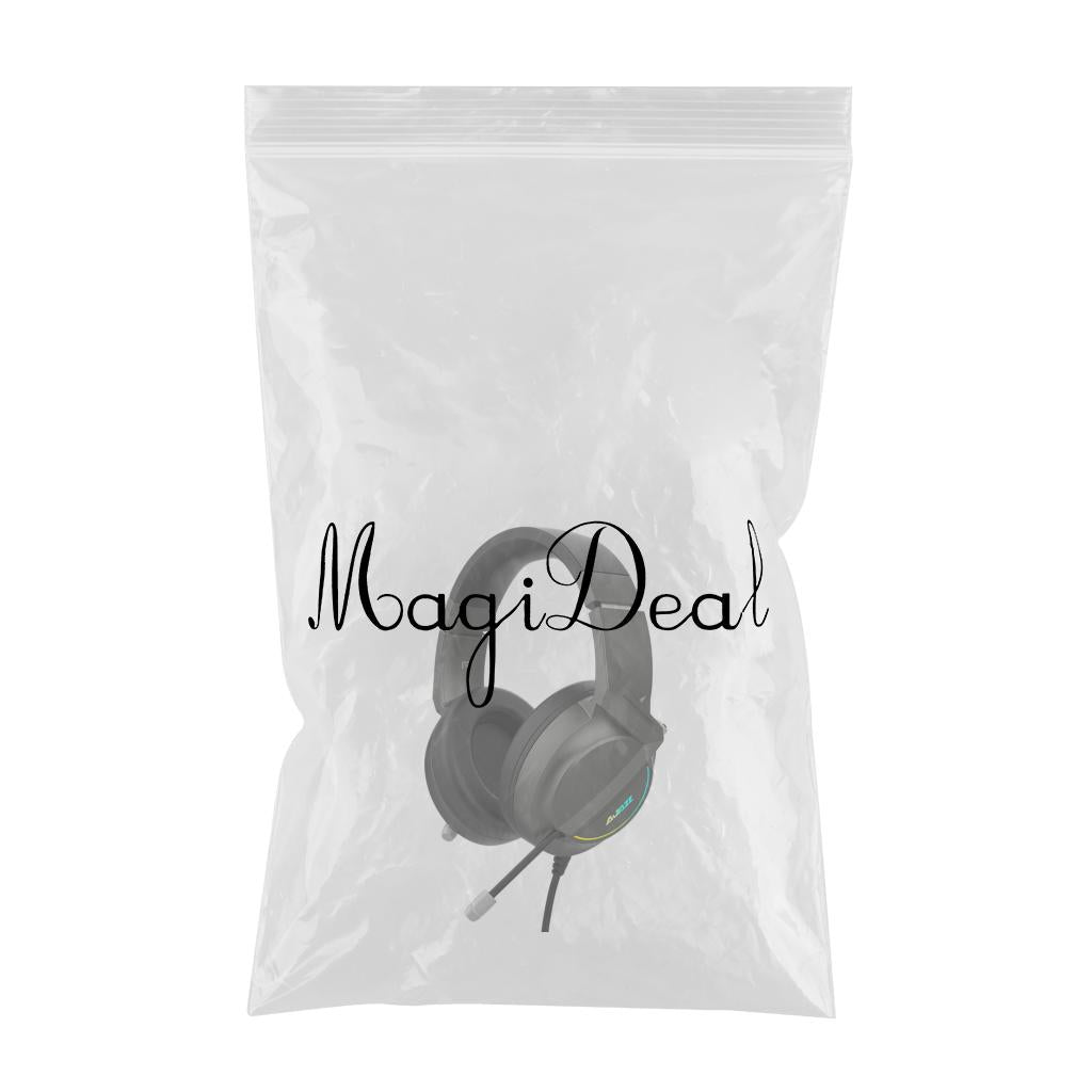 AX365 Gaming Headset 7.1 Channel Surround w/ Retractable MIC For PC Laptop Black USB 7.1